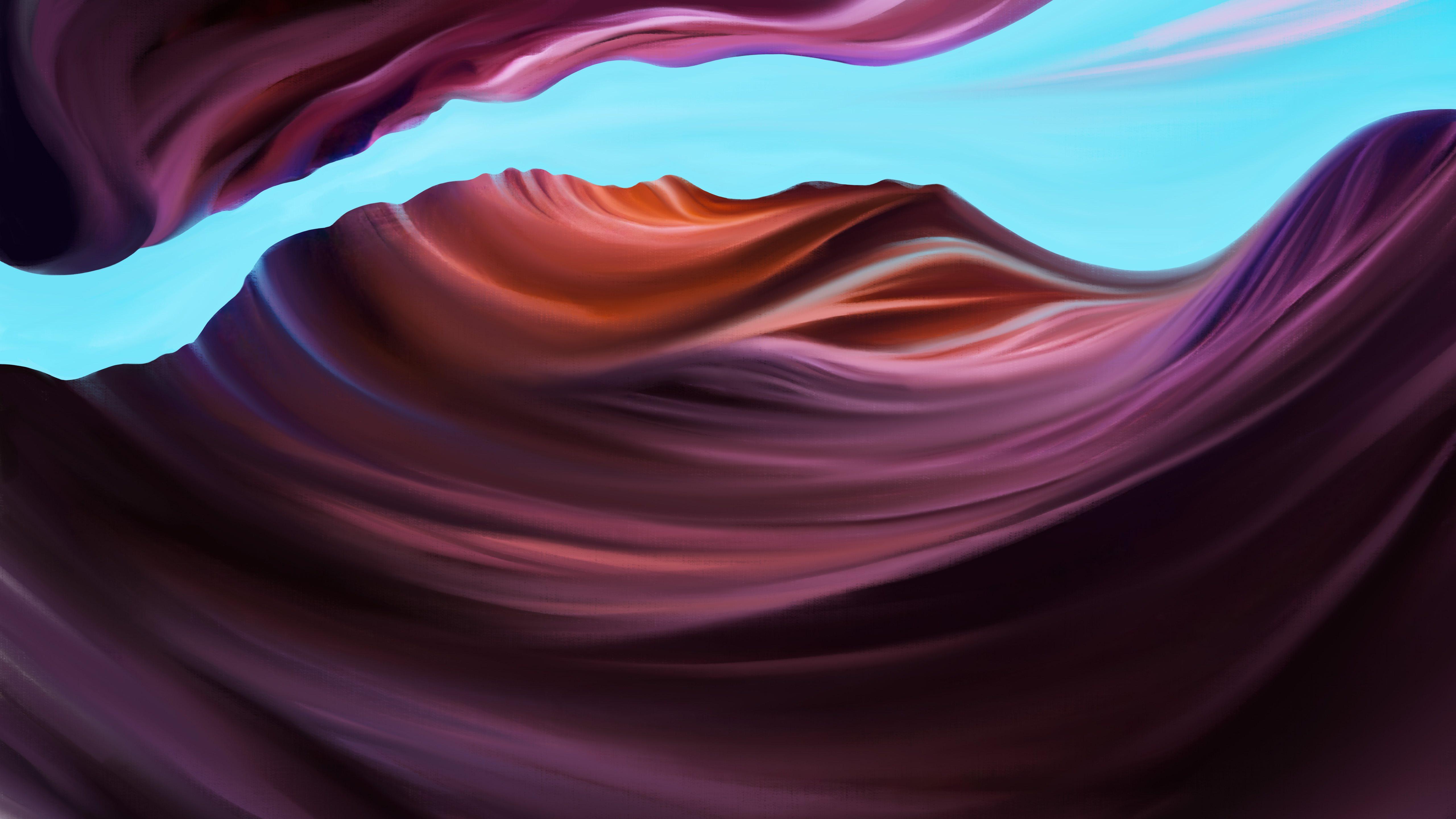 5120x2880 colorful canyon 5k MacBook Air Wallpaper Download