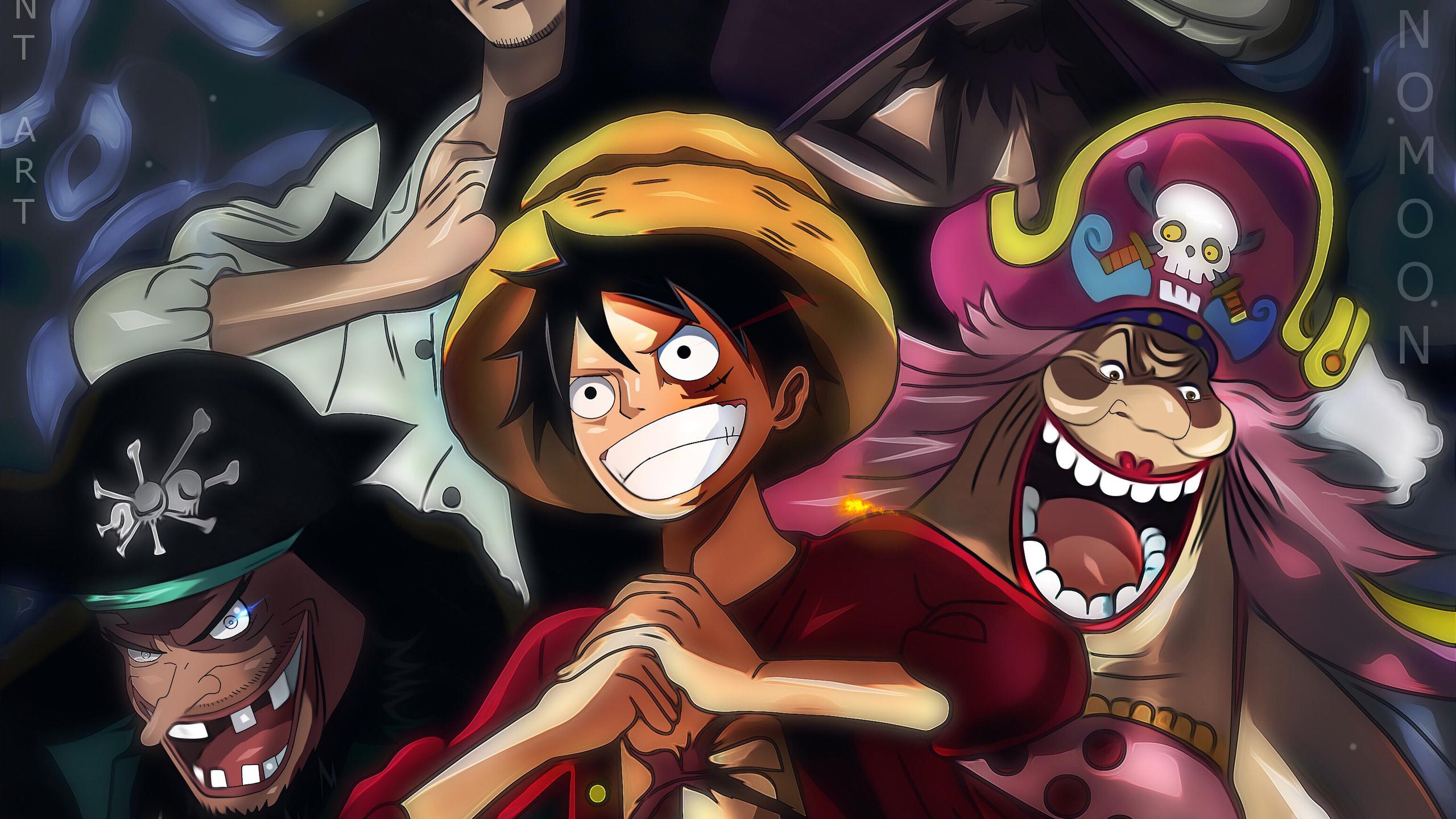 2560x1440 One Piece Charlotte Linlin Kaido Marshall D Teach Monkey D Luffy Shanks 1440P Resolution HD 4k Wallpaper, Image, Background, Photo and Picture