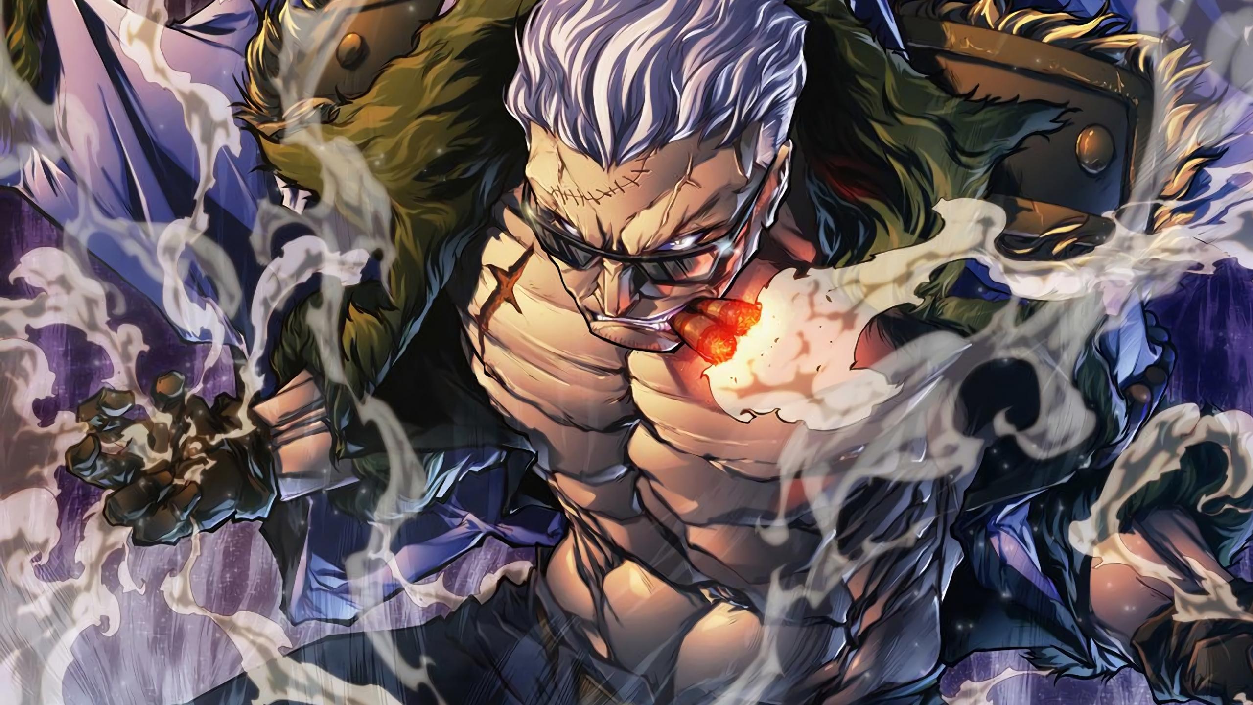 2560x1440 Download wallpaper 2560x1440 one piece, smoker, artwork, dual wide 16:9 2560x1440 HD background, 10124