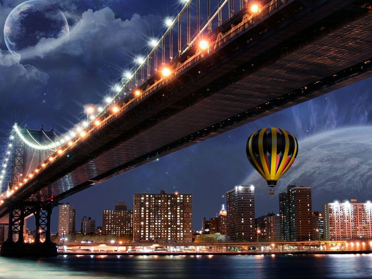 1280x960 Beautiful bridges wallpaper. See To World. Fonds d'écran en mouvement, Fond d'écran ville, Fond d'écran animé gratuit