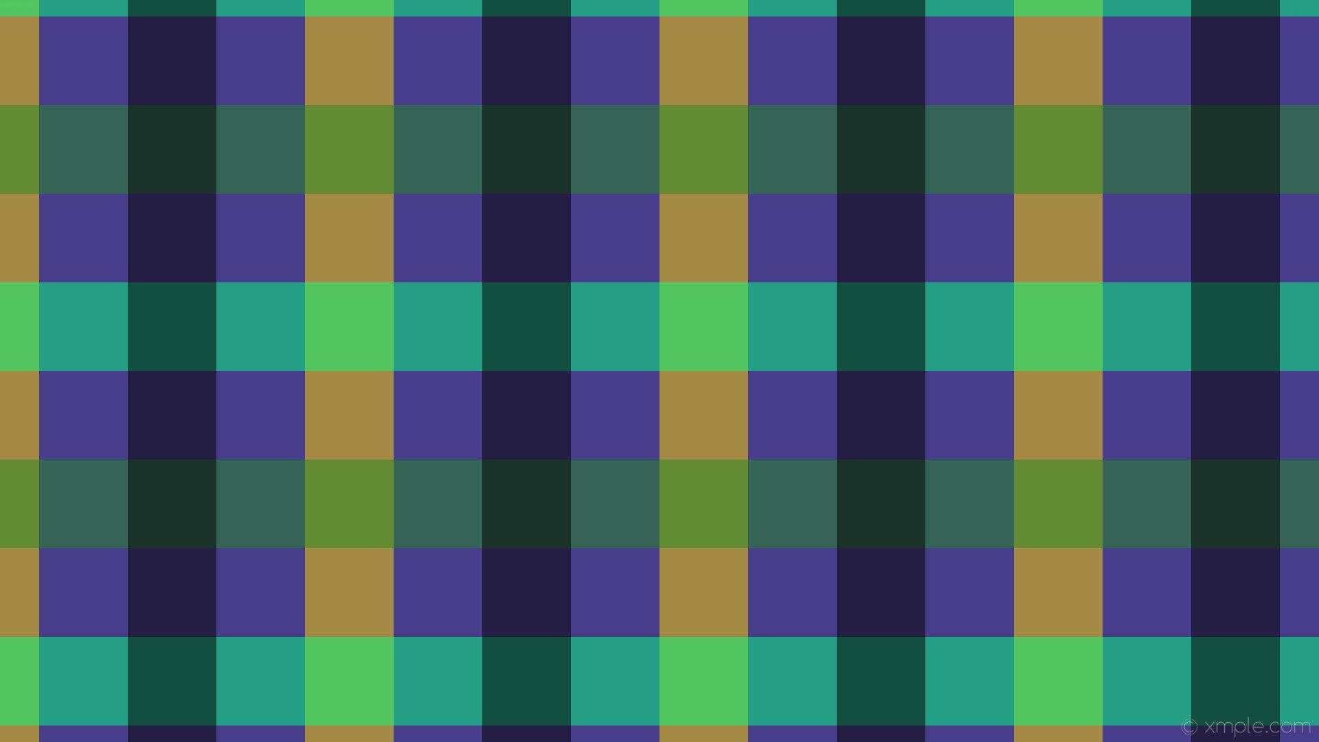 1920x1080 Green Plaid Wallpaper