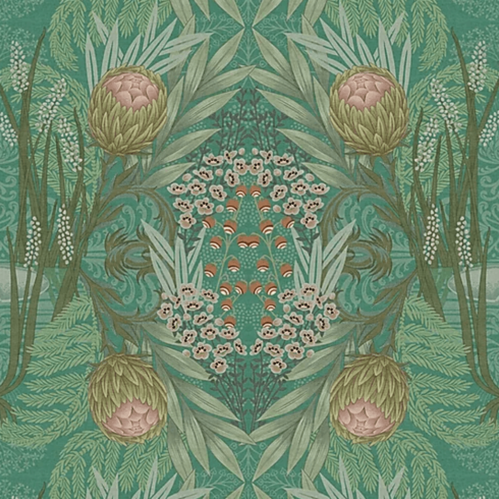 1000x1000 Secret Garden Wallpaper from Sand & Sushi. Hand Drawn Wallpaper from The Best Wallpaper Place