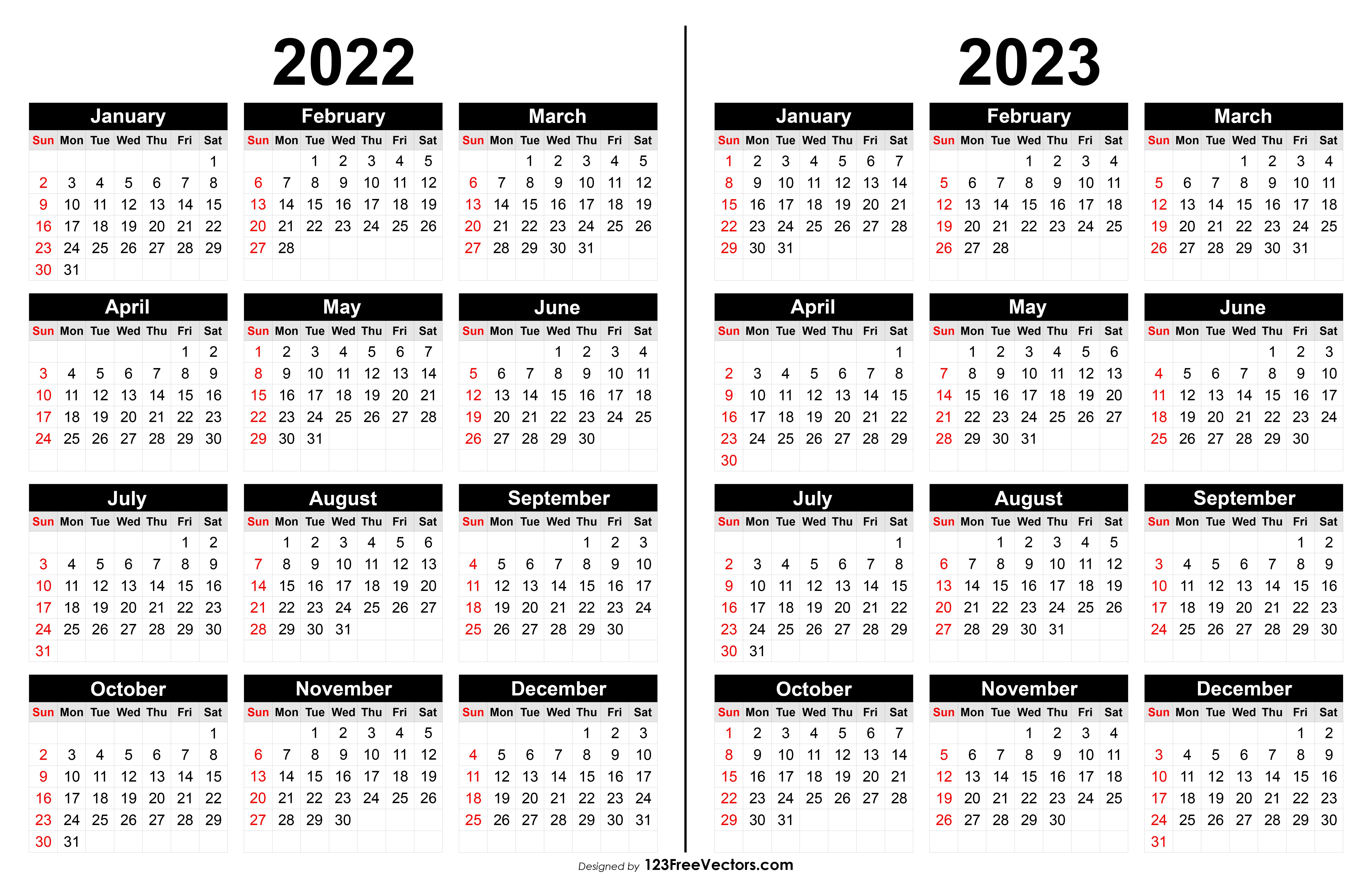 2023 Calendar Wallpapers - Top Free 2023 Calendar Backgrounds ...