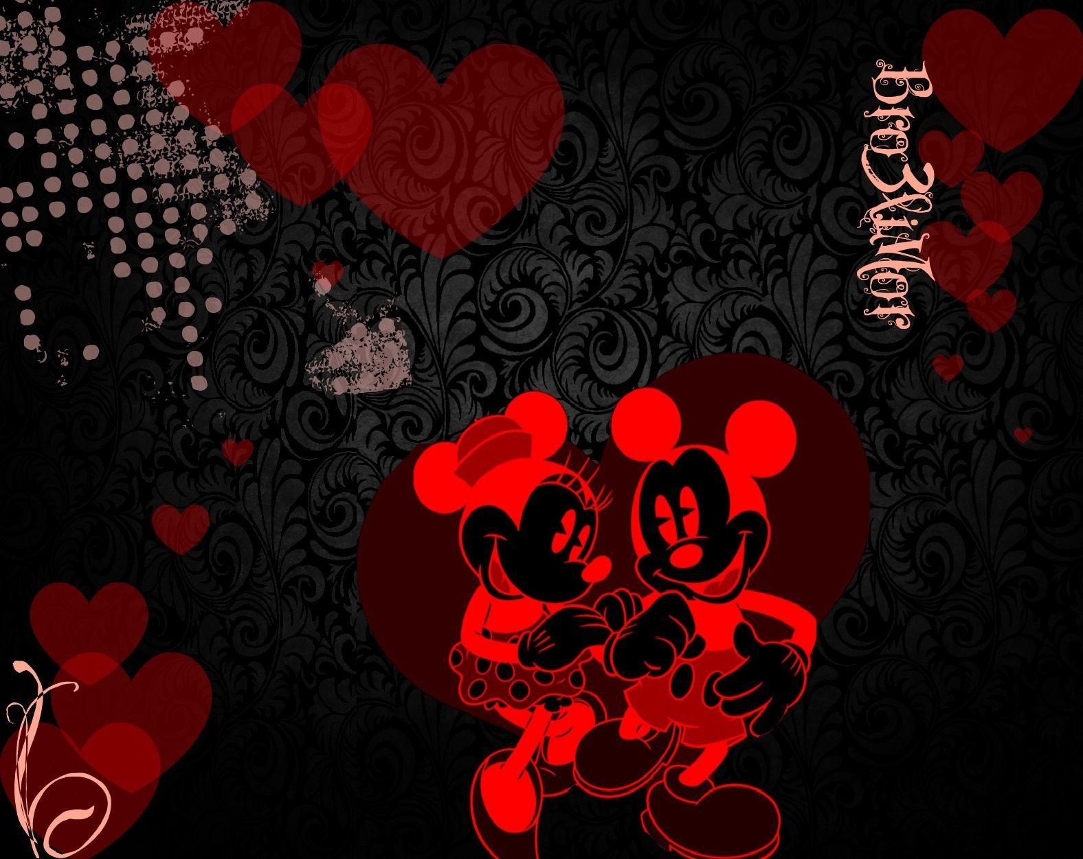 1576x1251 Red And Black Mickey Mouse Wallpaper