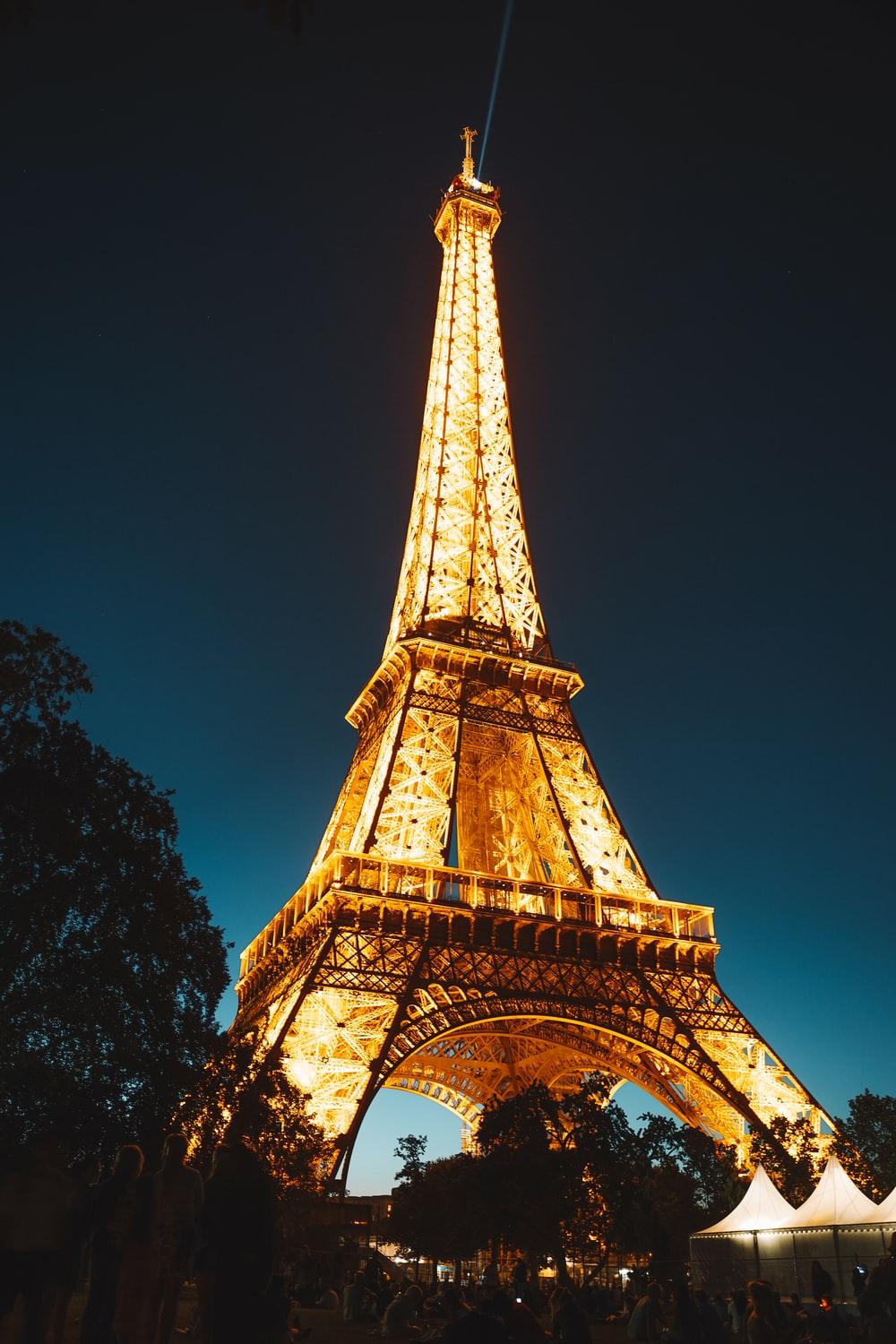 1000x1500 Eiffel Tower At Night Picture. Download Free Image