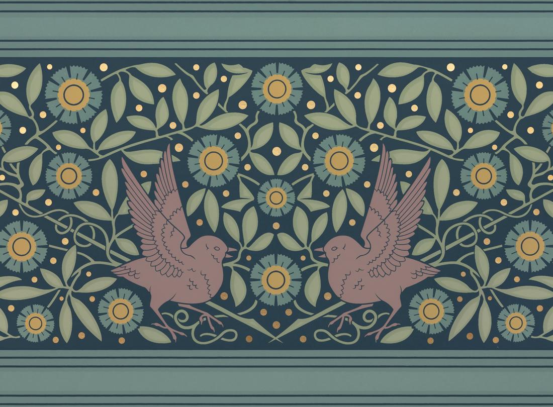 1100x810 The Victorian Papered Wall