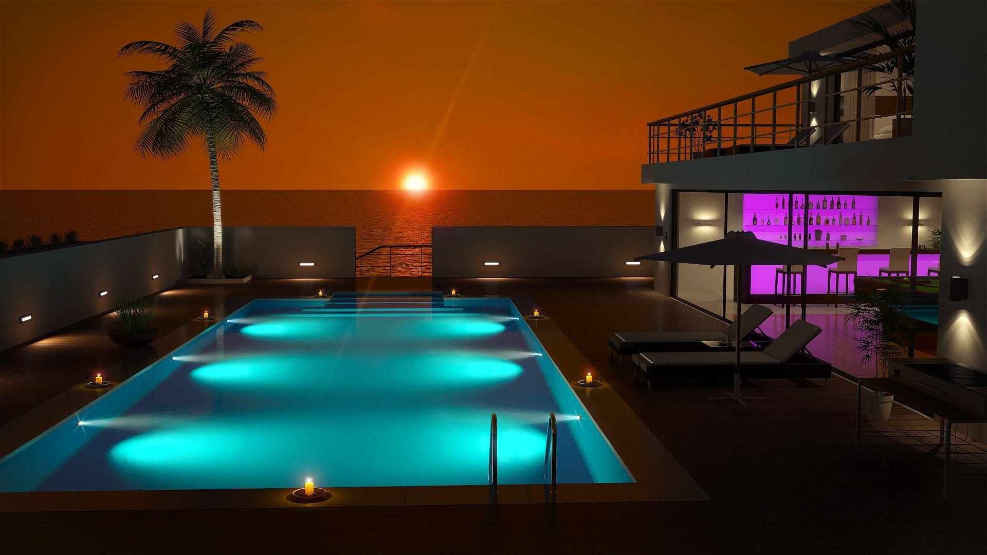 1920x1080 Luxury Beach House Image. Beach house