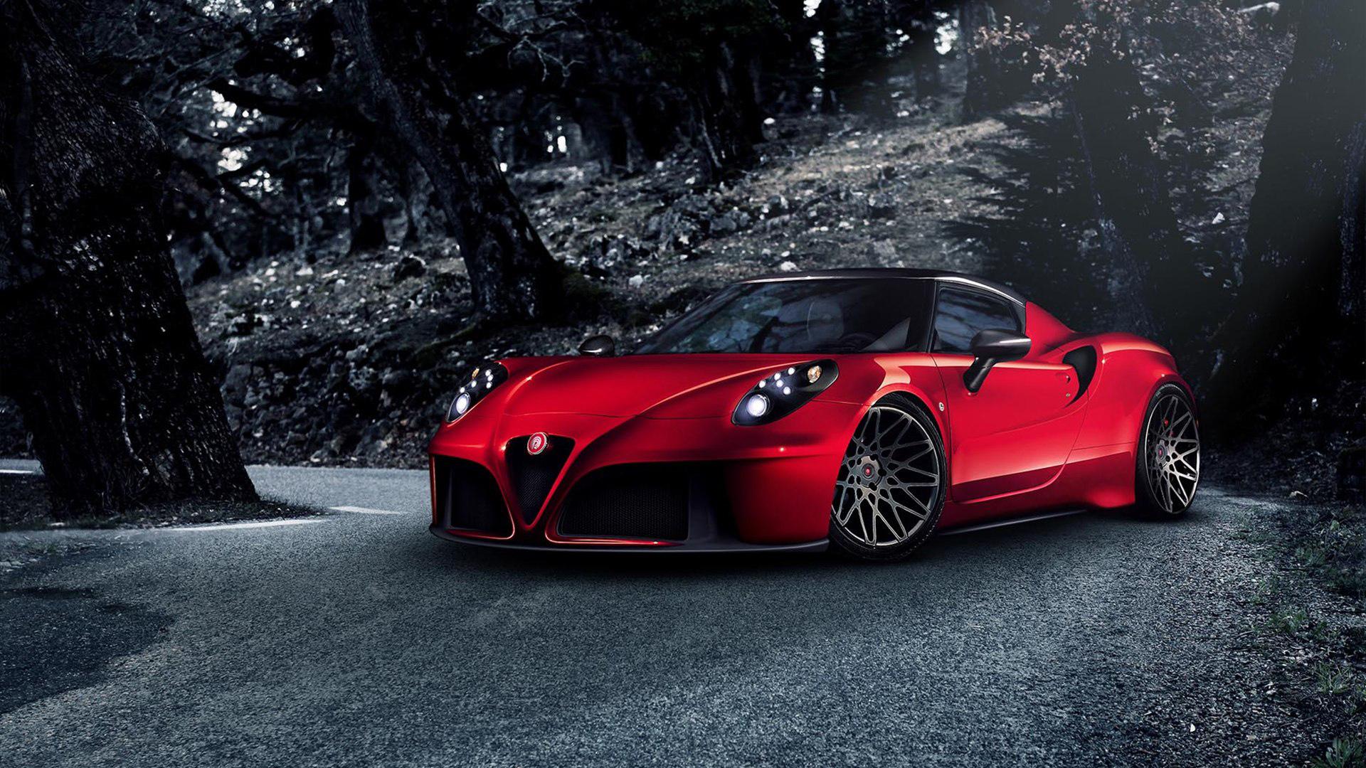 1920x1080 Alfa Romeo 4C By Pogea Racing HD wallpaper