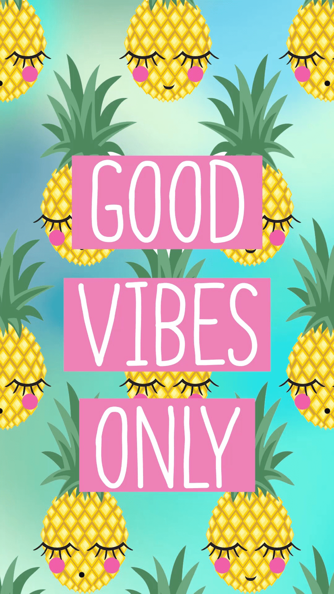 1080x1920 Free download Cute Pineapple Background HD