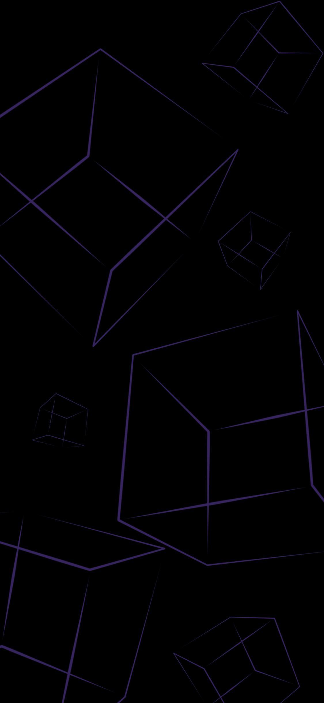1125x2436 Simple amoled black wallpaper I made with Procreate Pocket