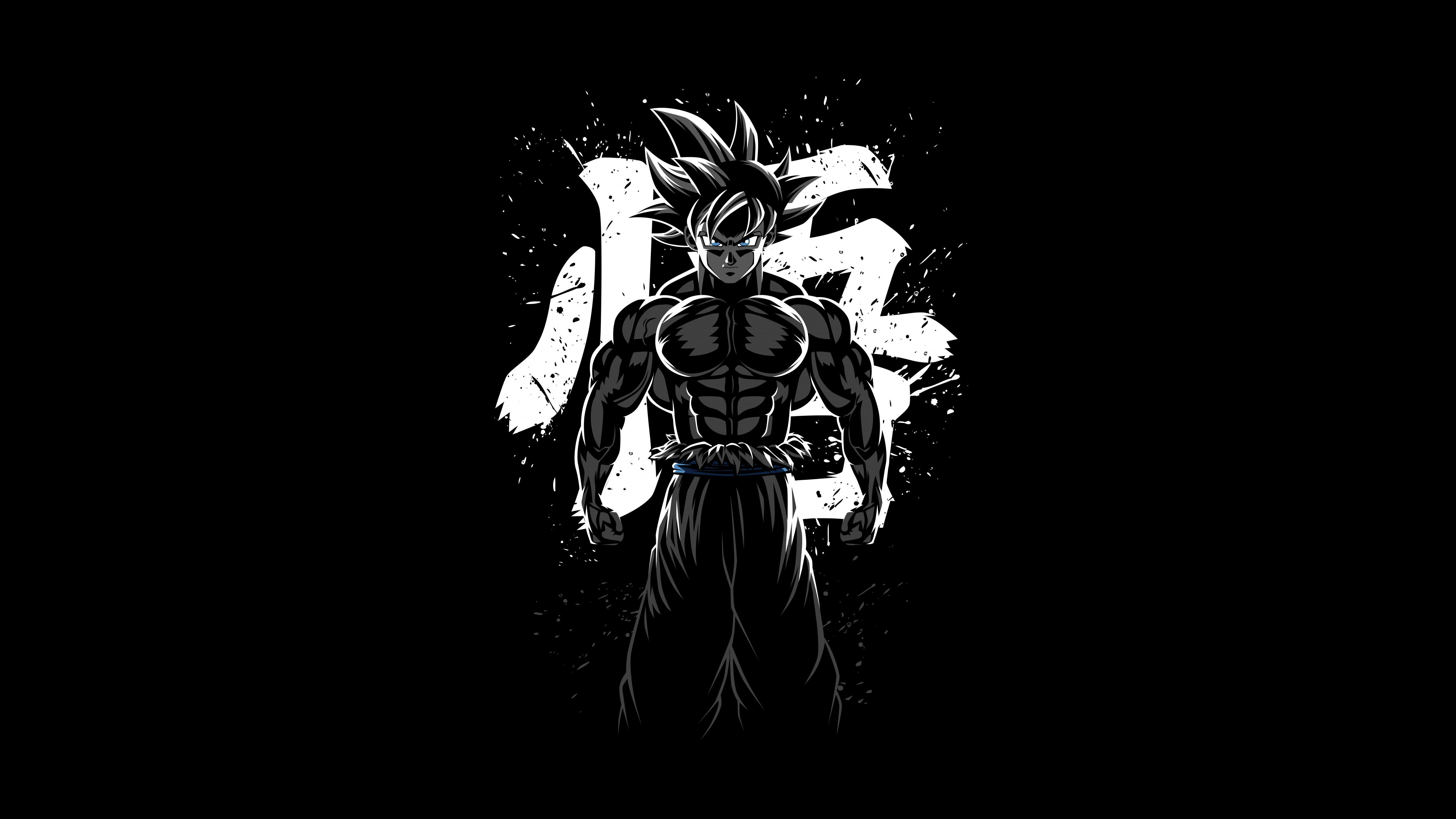 5120x2880 Cool Goku Amoled Black Wallpaper, HD Anime 4K Wallpaper, Image, Photo and Background