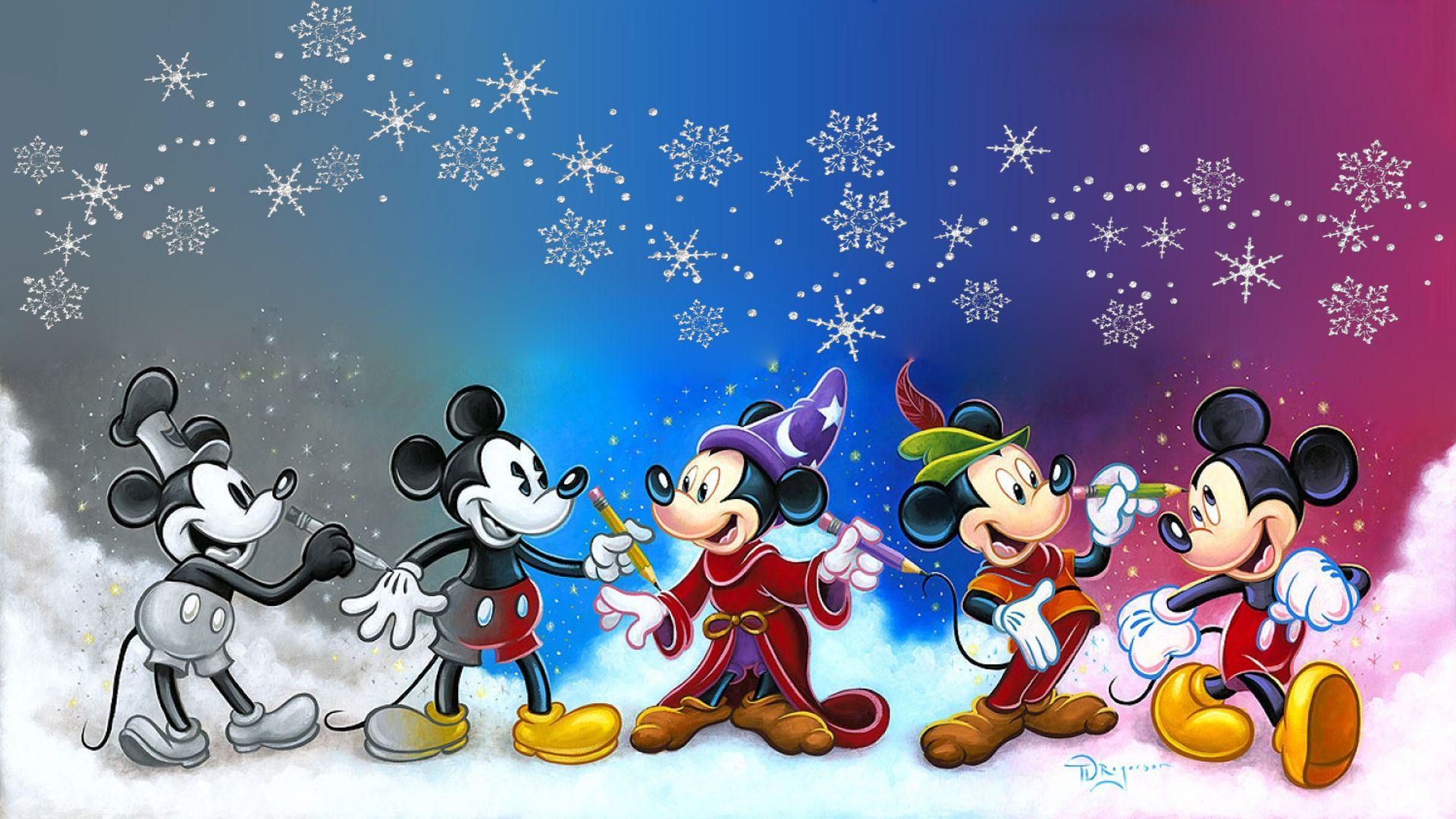 Mickey Mouse Background Design