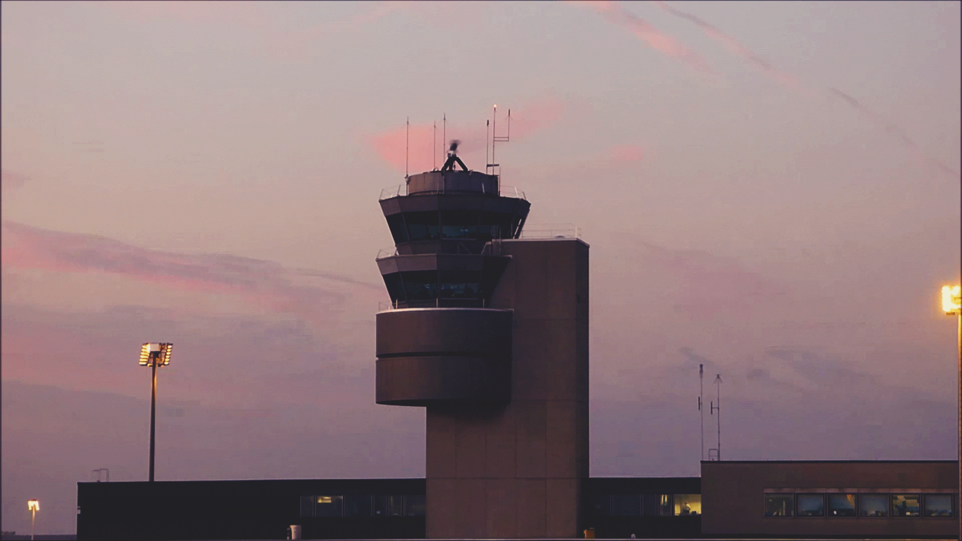 1920x1080 Radar Tower Air Traffic Control. Cinemagraph, Mood songs, Animation
