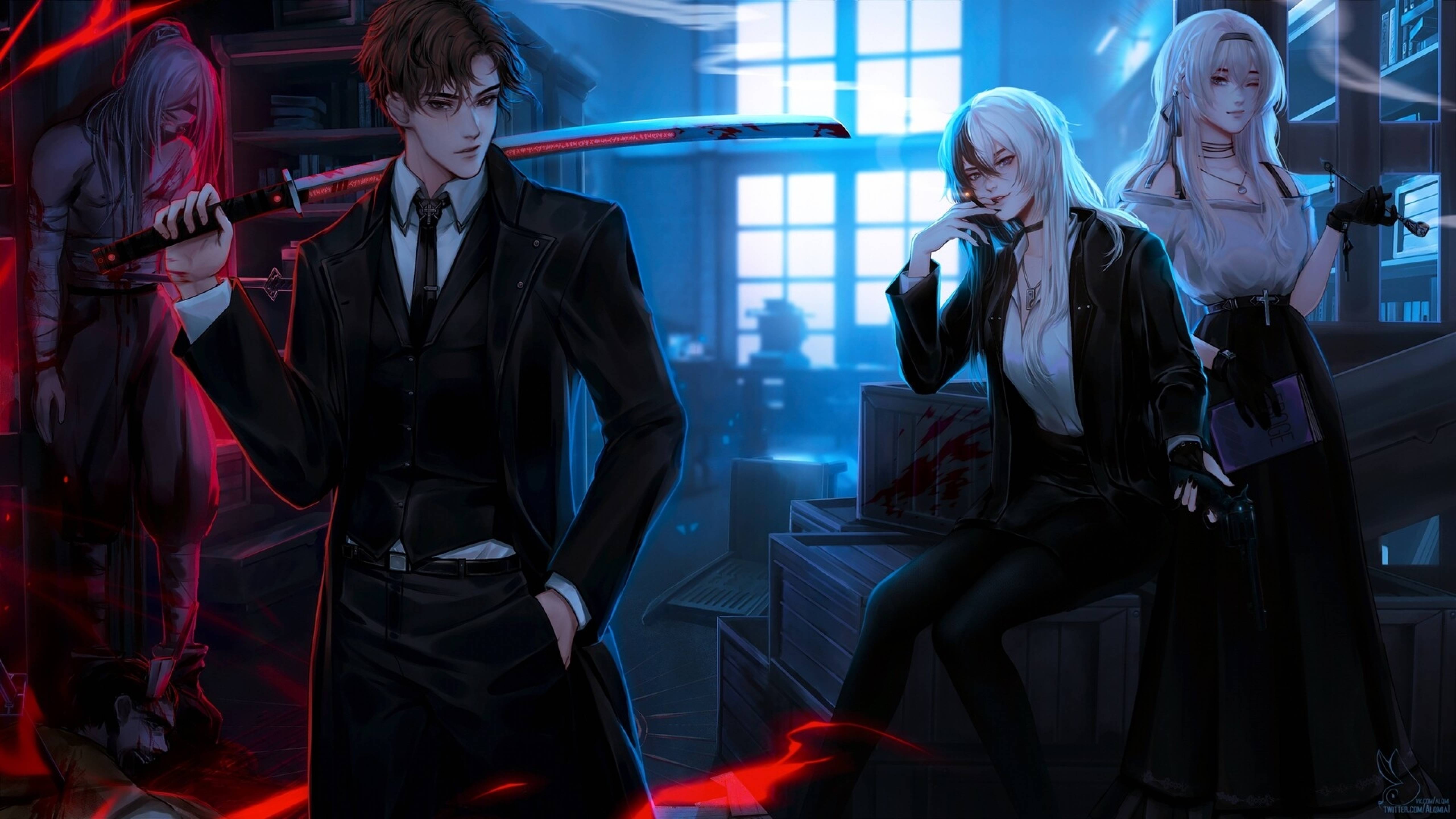 5120x2880 Anime Boy Stock Art 5K Wallpaper, HD Anime 4K Wallpaper, Image, Photo and Background