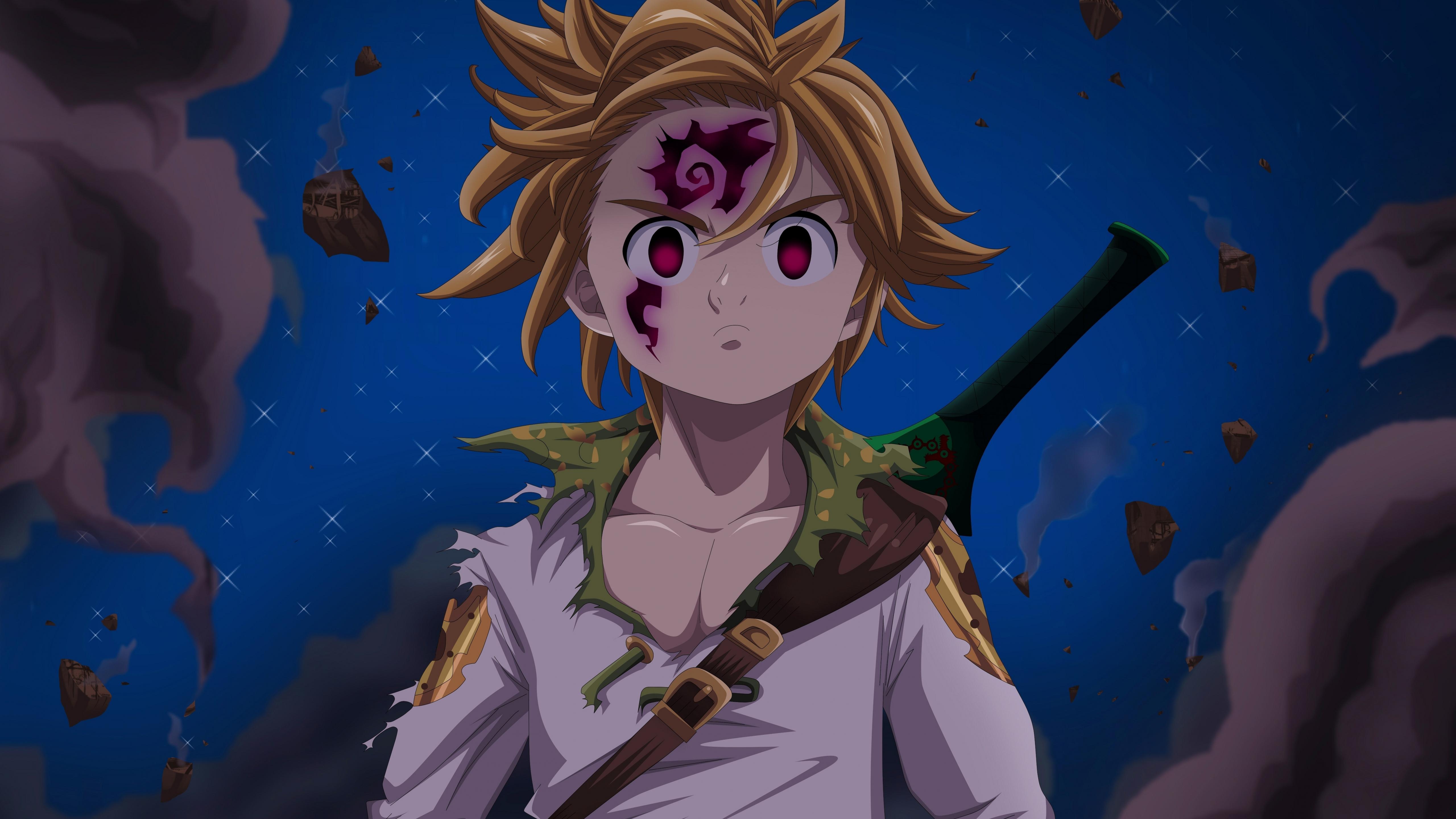 5120x2880 Download 5120x2880 anime boy, blonde, meliodas 5k wallpaper, 5120x2880 5k image, background, 16935