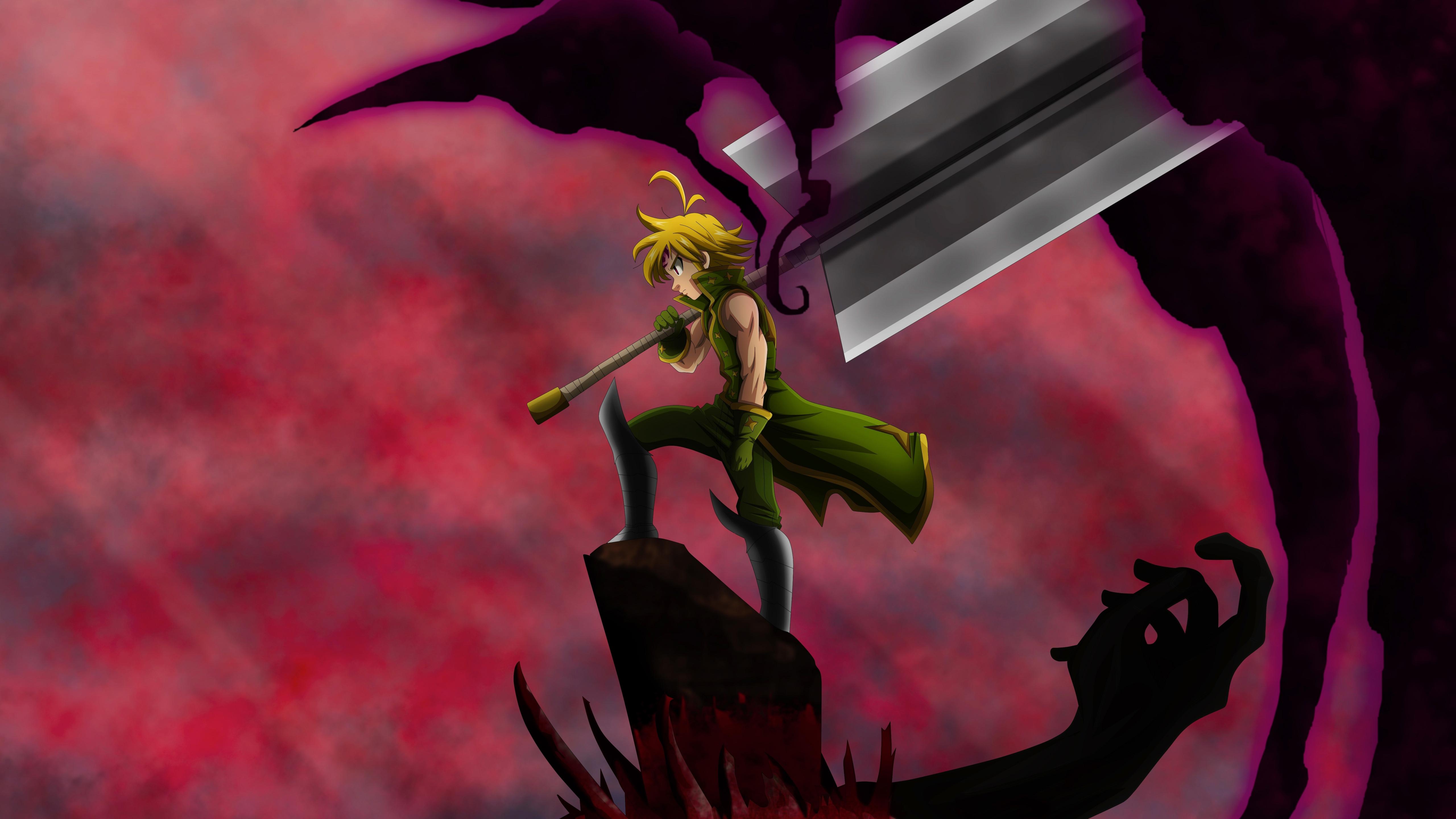 5120x2880 Download 5120x2880 meliodas, the seven deadly sins, anime boy 5k wallpaper, 5120x2880 5k image, background, 10169