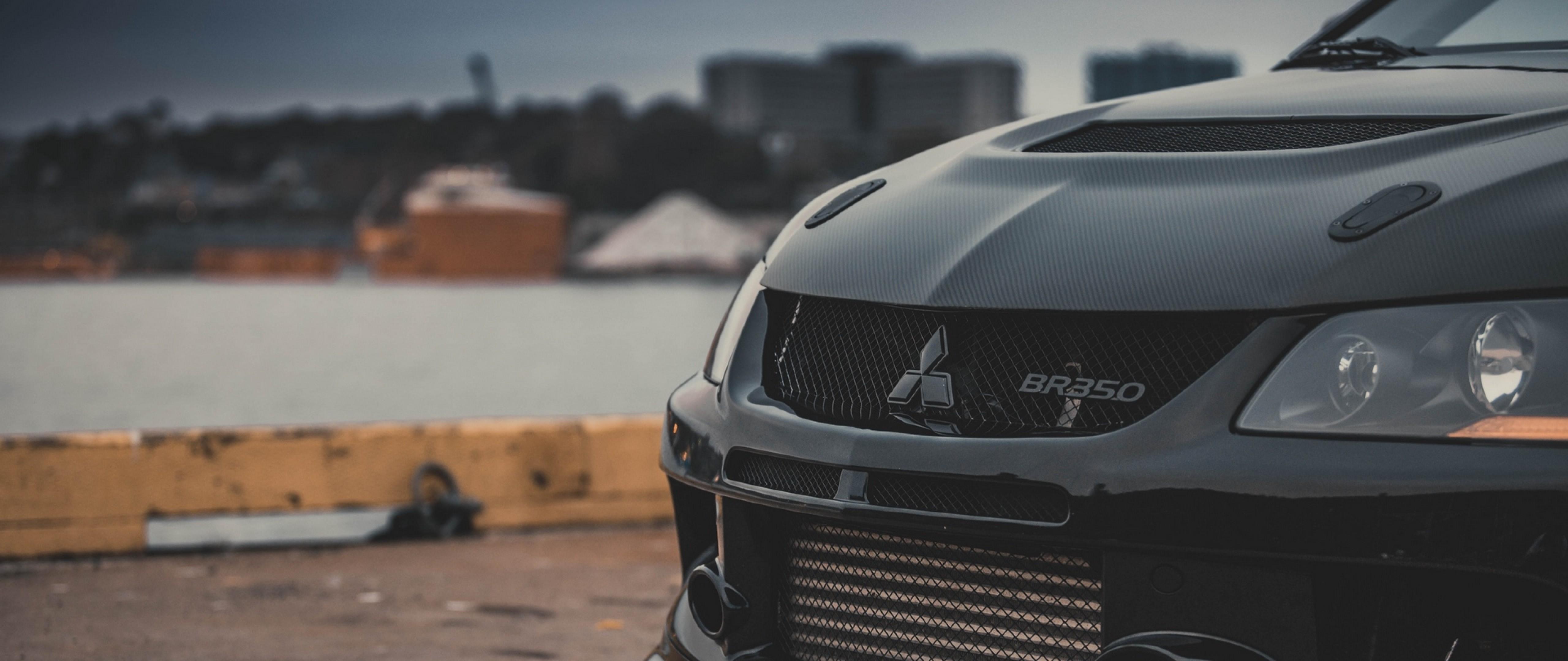 5120x2160 Mitsubishi Evo front view HD Wallpaper 4K Ultra HD Wide TV