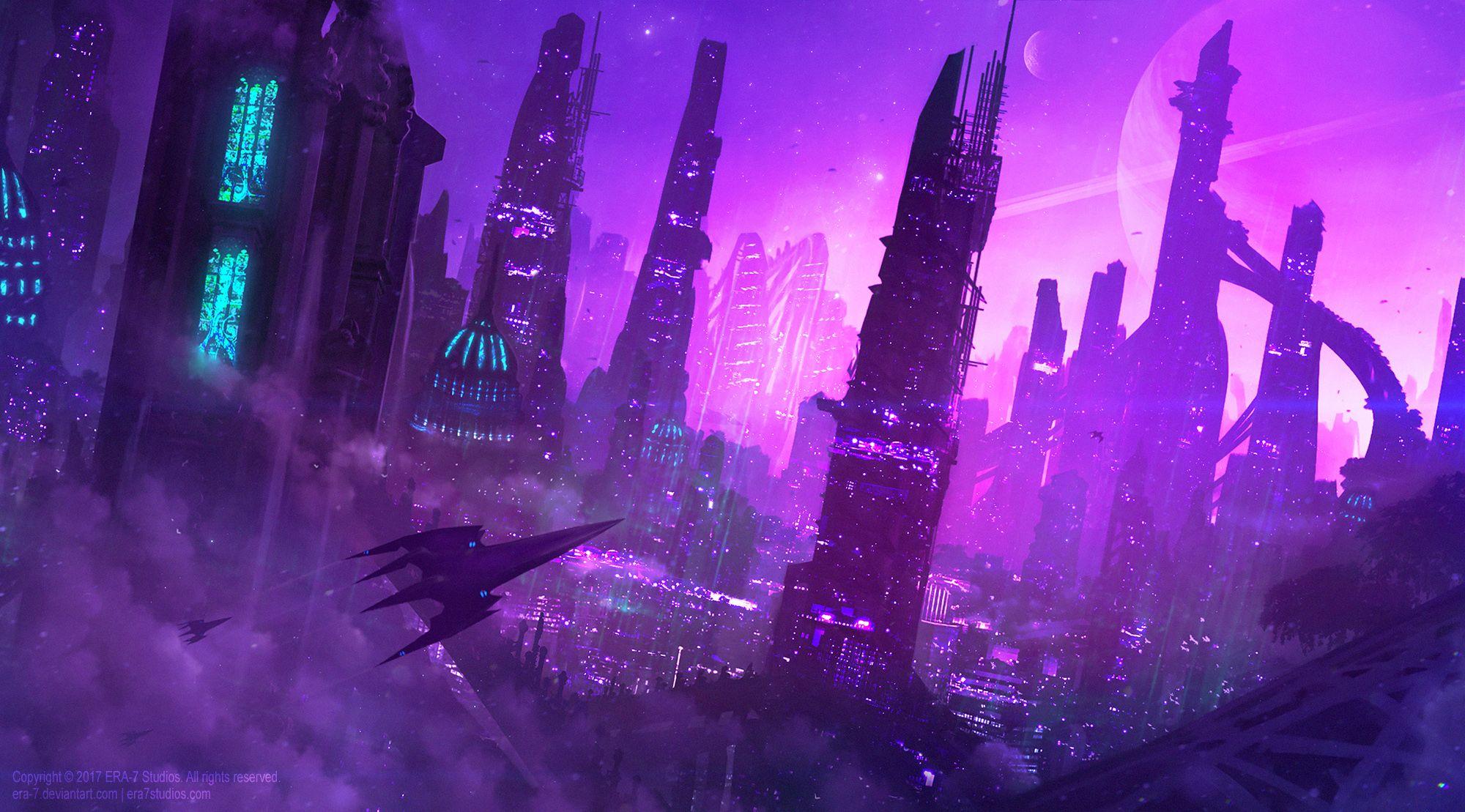 2000x1109 Cool Purple Wallpaper HD
