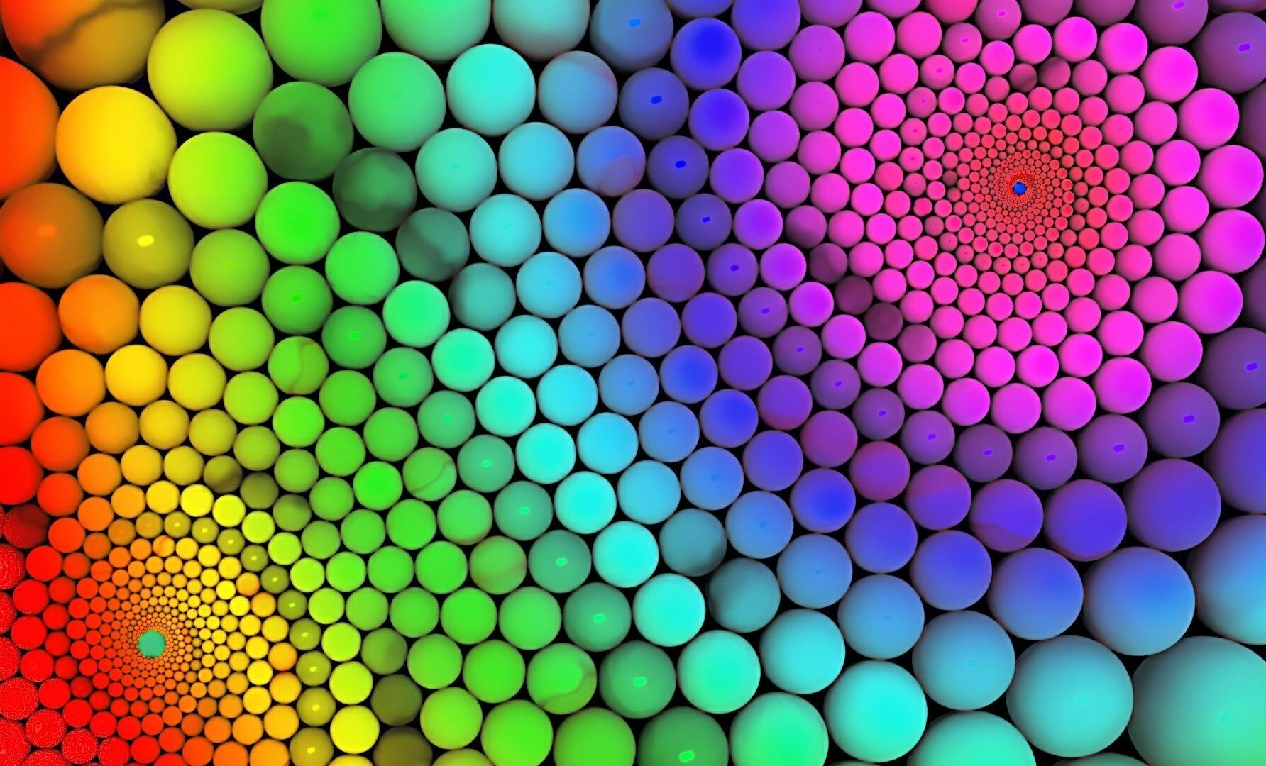 1784x1080 Millions of colorful balls on the wall