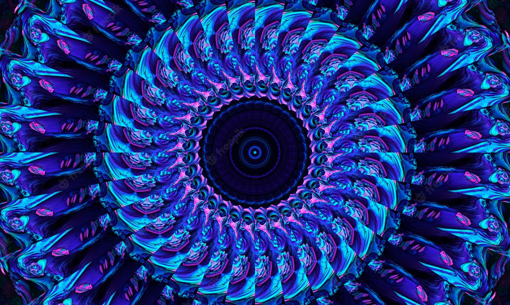 2000x1198 Premium Photo. Abstract kaleidoscope background. colorful seamless patterns. geometric design elements. repeat tie dye. ethnic persian motif. rainbow wallpaper, fabric, furniture print. psychedelic style
