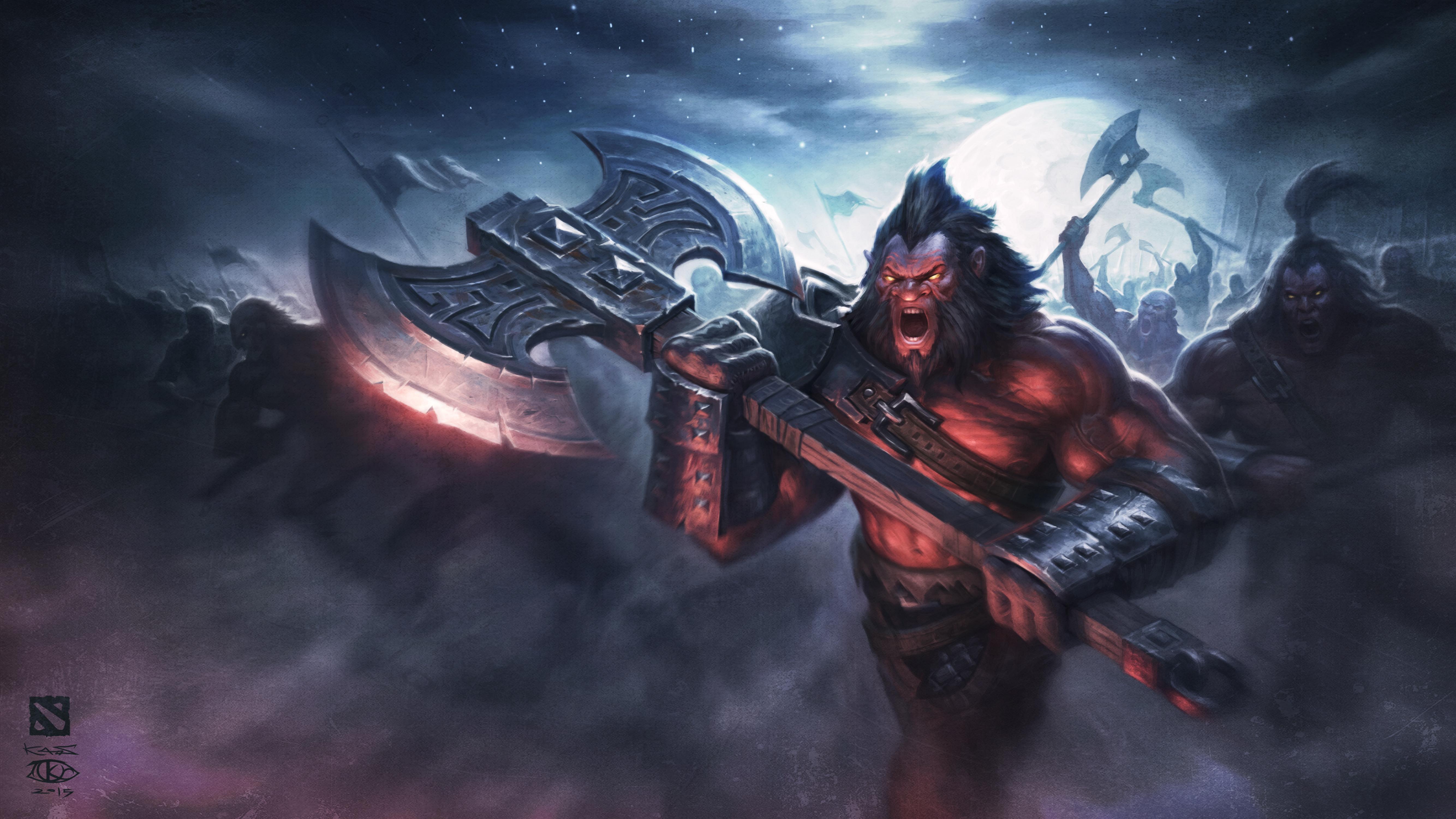 5336x3000 4K Axe (Dota 2) Wallpaper and Background Image