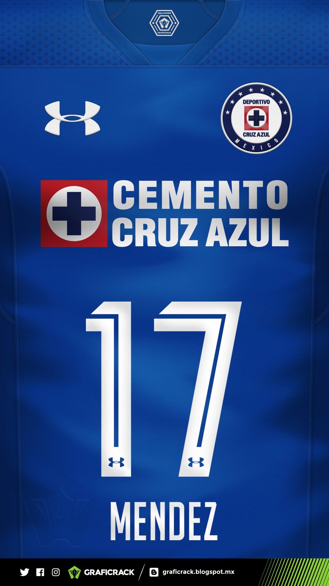 1080x1920 GRAFICRACK - #CruzAzul #AzulXTi. Cruz Azul Jersey Local, Ap. 2017 y Cl. 2018