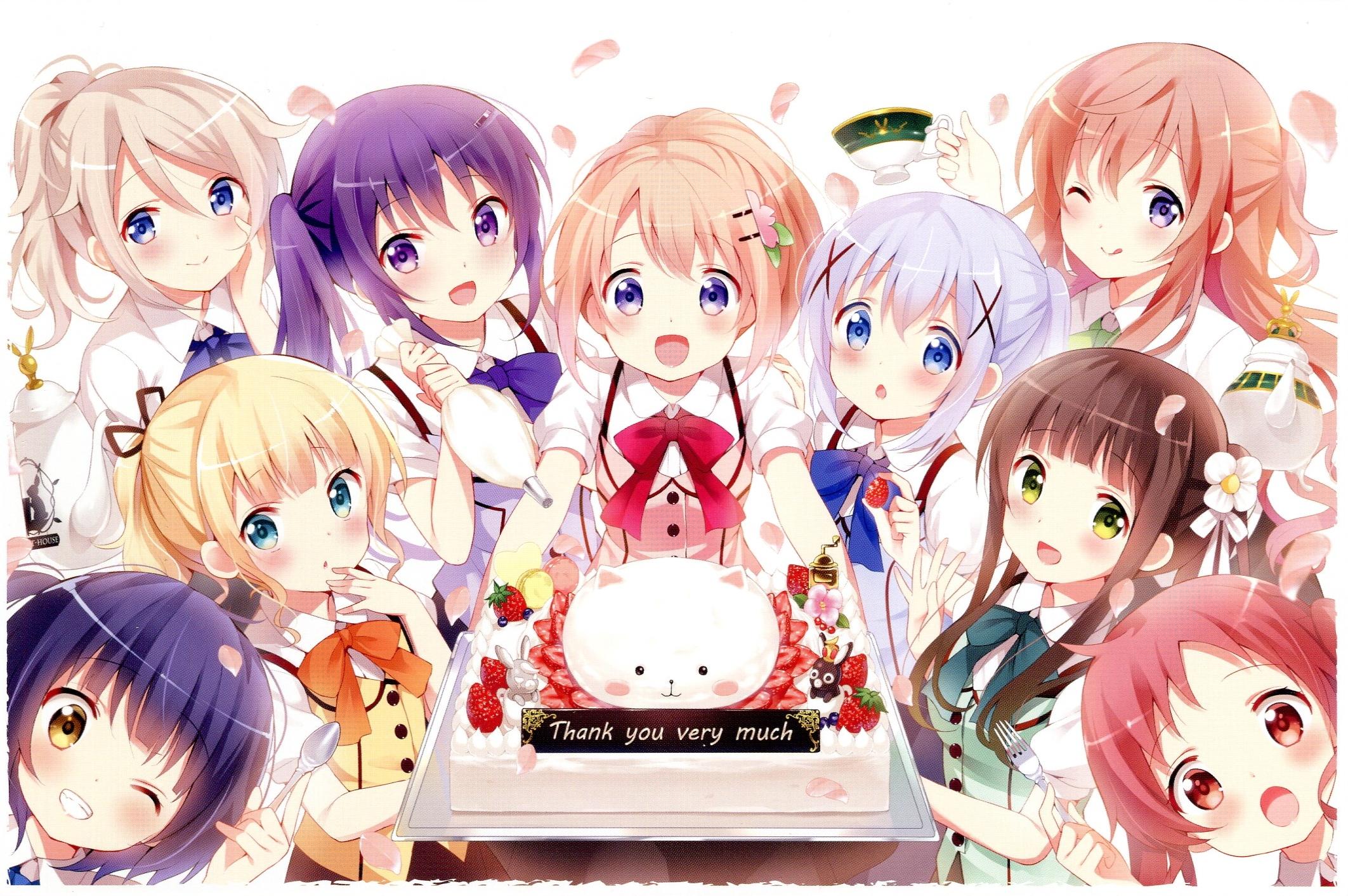 2125x1413 Gochuumon wa Usagi Desu ka (Is The Order A Rabbit?) Anime Image Board
