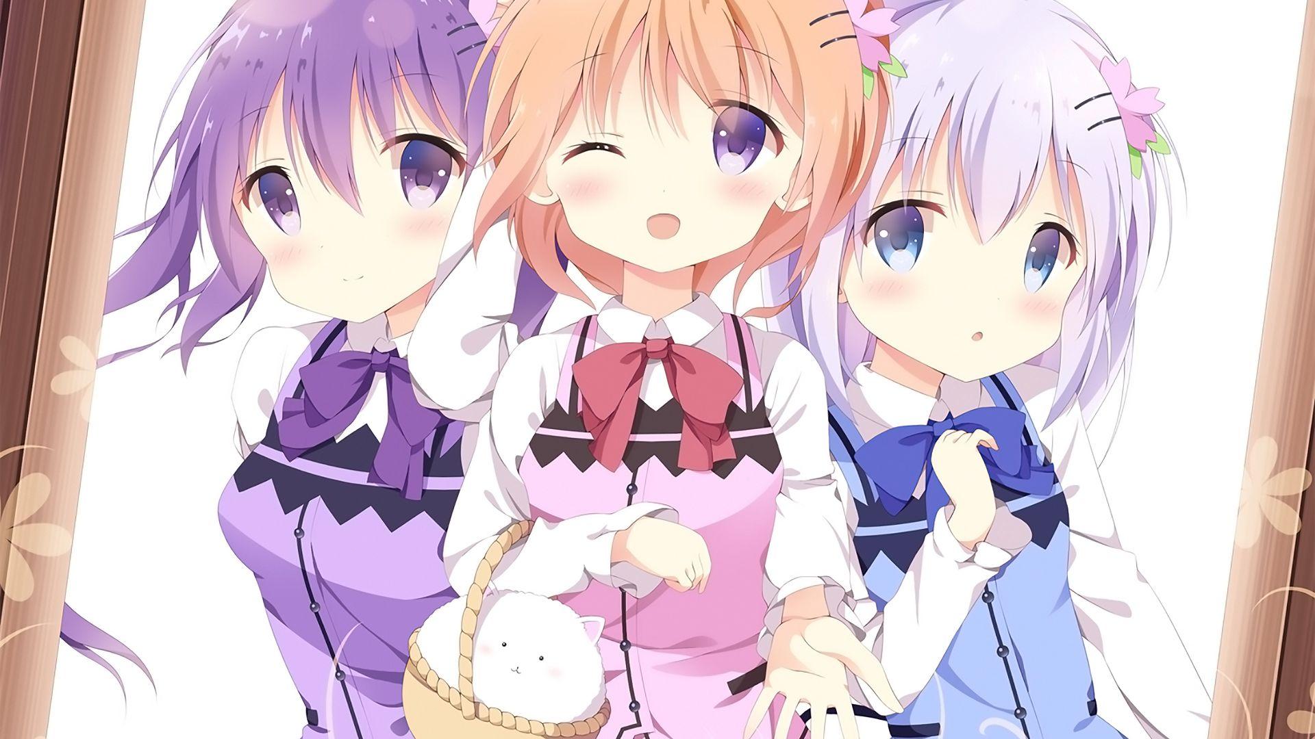 1920x1080 Desktop Wallpaper Is The Order A Rabbit?, Anime Girls, HD Image, Picture, Background, B6cea5