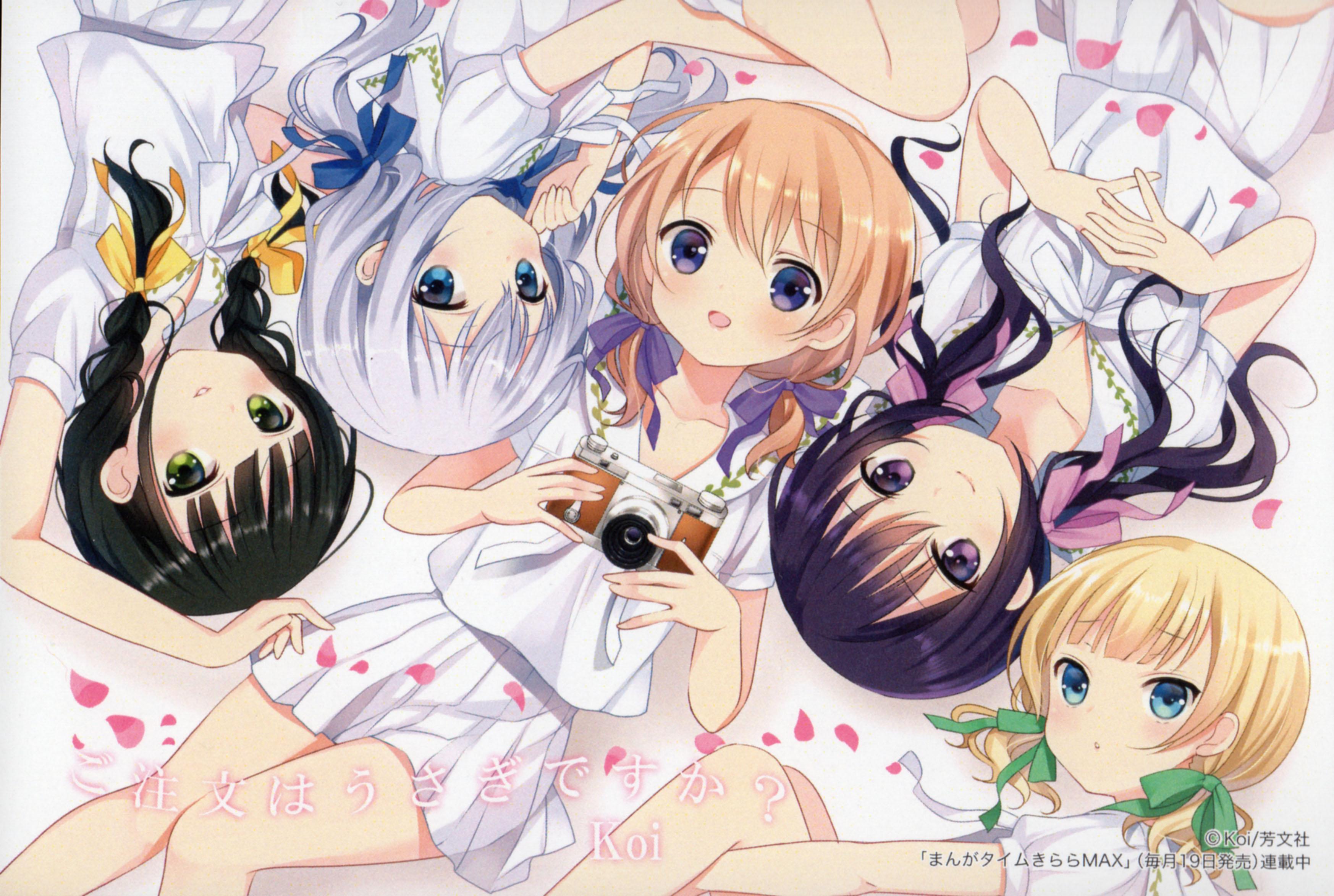 3493x2347 Anime Is The Order A Rabbit Wallpaper:3493x2347
