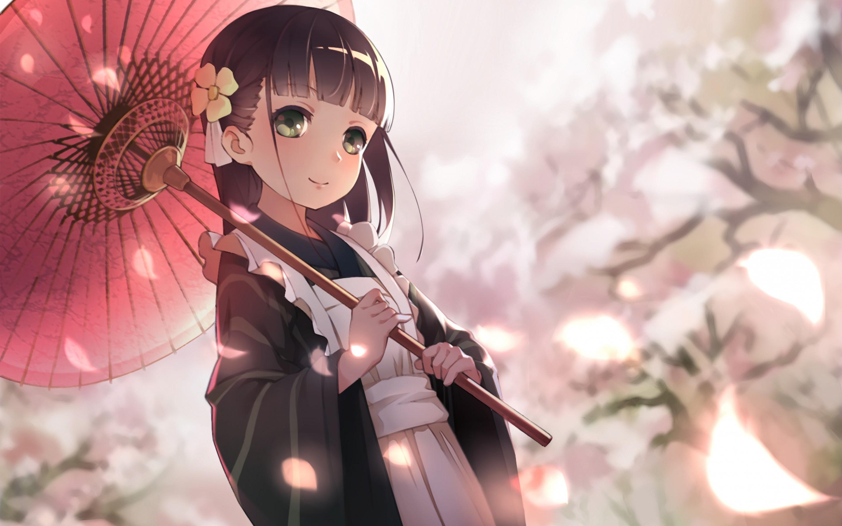 2880x1800 Download wallpaper Chiya Ujimatsu, manga, Is the Order a Rabbit, Gochuumon Wa Usagi Desu Ka for desktop with resolution 2880x1800. High Quality HD picture wallpaper