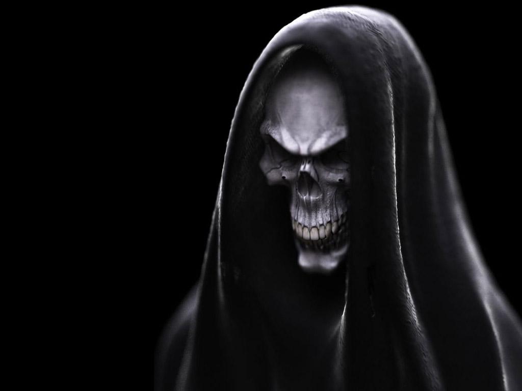 1024x768 Scary Skulls Wallpaper