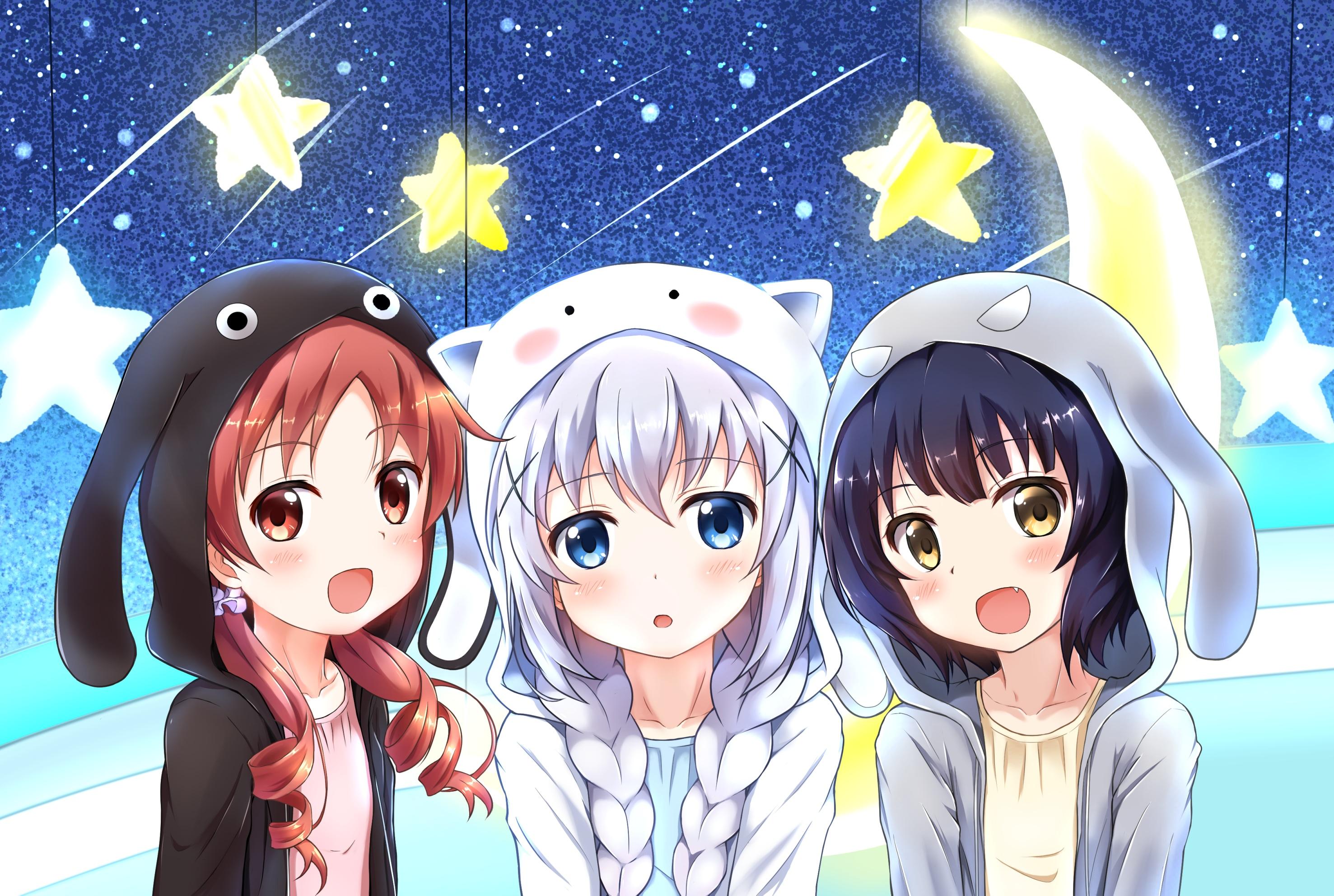 2954x1984 Anime Is The Order A Rabbit Wallpaper:2954x1984