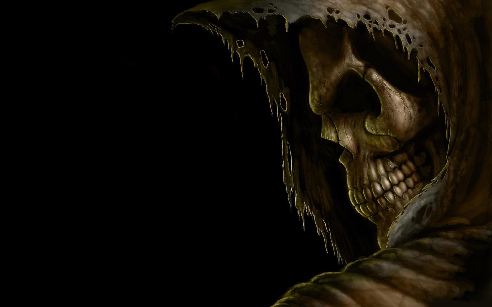 1920x1200 Horror Skull Wallpaper