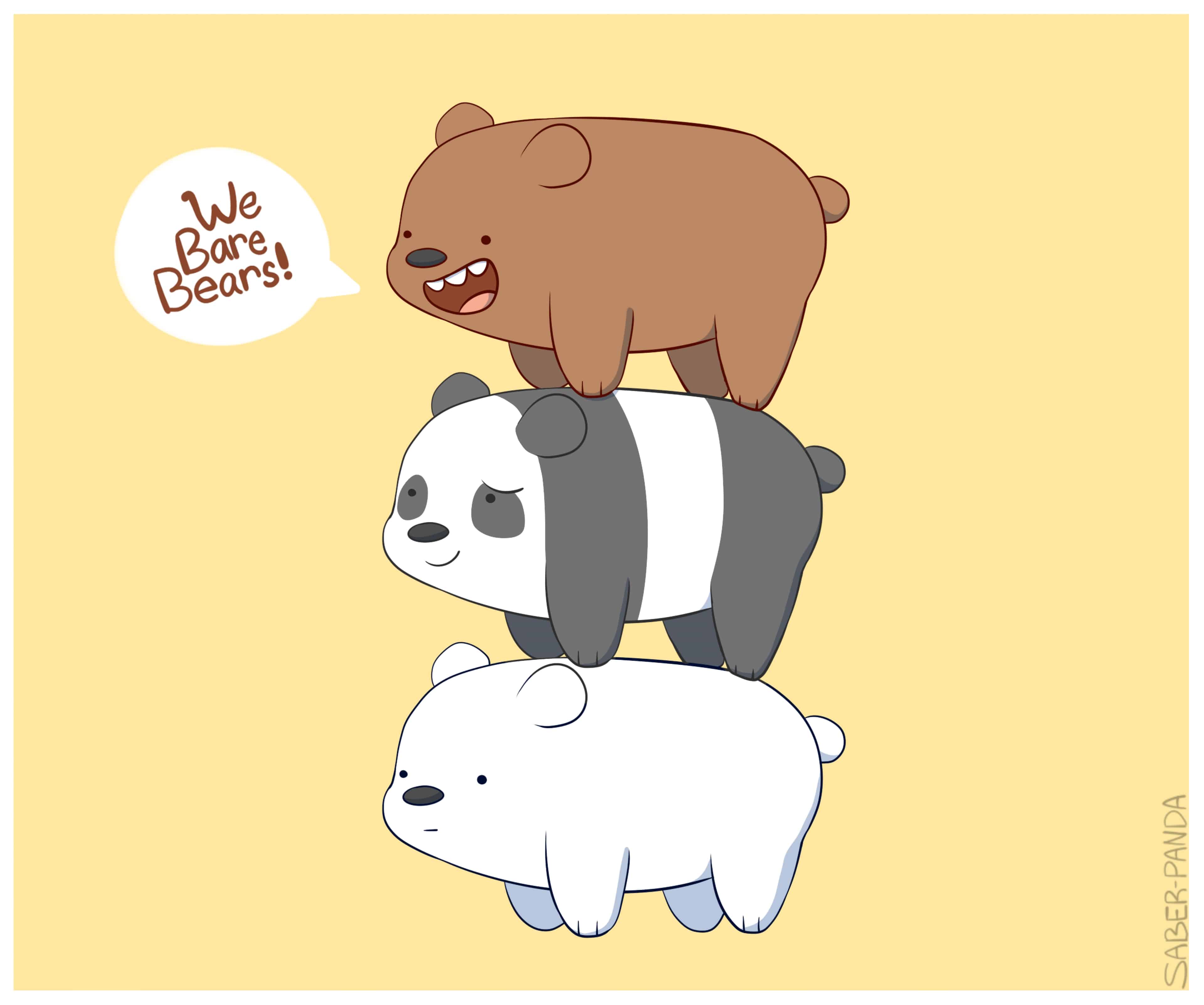 3840x3205 We Bare Bears Wallpaper 4K HD Windows 10