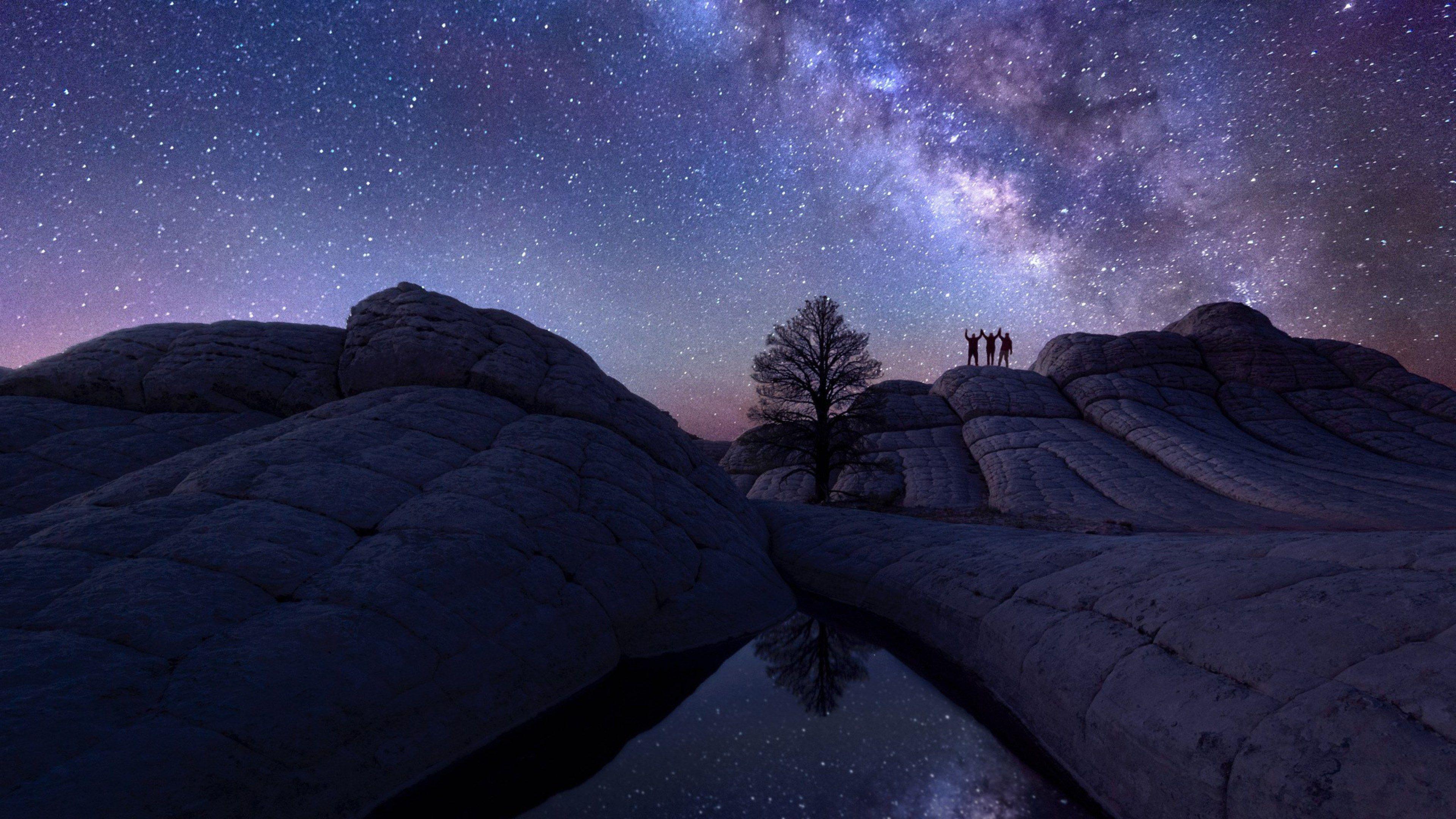 3840x2160 milky way 4k desktop wallpaper high resolution free download
