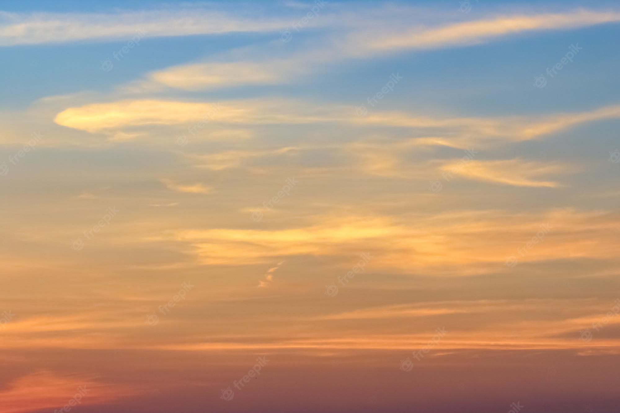 2000x1333 Premium Photo. Clear blue sky with cloudy as a background wallpaper, pastel sky wallpaper