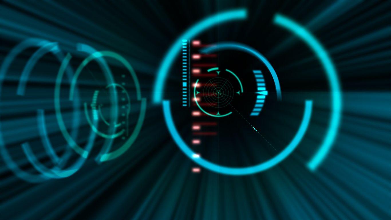 1366x768 Abstract Electronic Wallpaper
