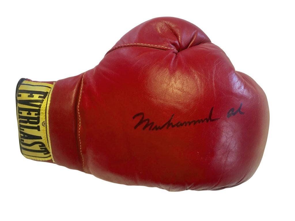 1024x768 Muhammad Ali Autographed Everlast Old Vintage Boxing Gloves, Perfect C