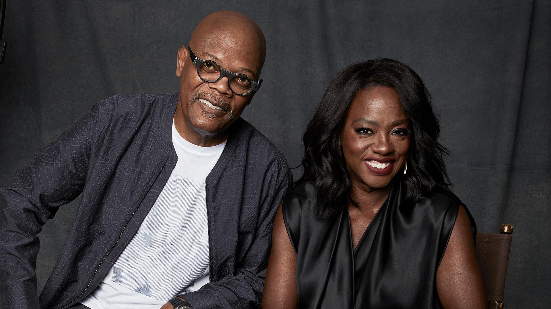 1920x1080 Viola Davis and Samuel L. Jackson on 'First Lady, ' 'Ptolemy Grey'