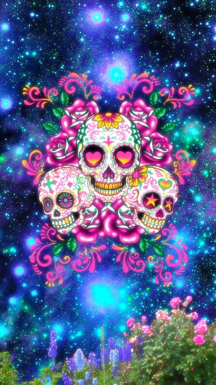 750x1334 cards for Adam. Sugar skull wallpaper, Skull artwork, Skull wallpaper