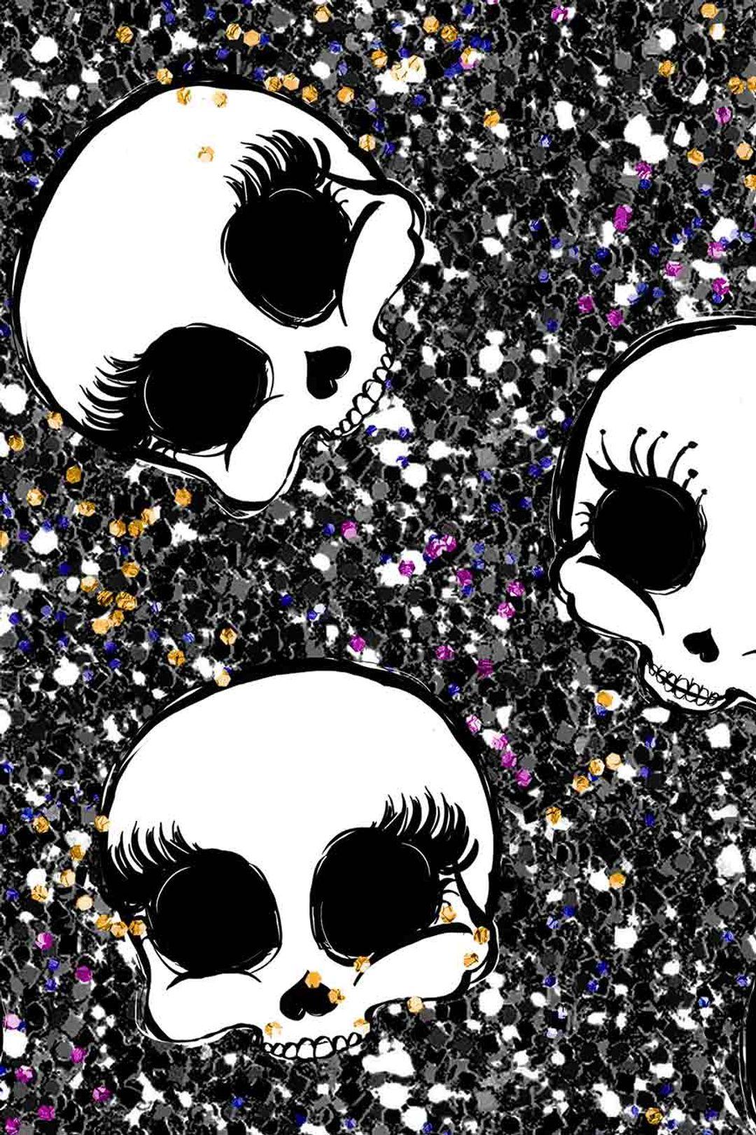 Glitter Skull Wallpapers - Top Free Glitter Skull Backgrounds