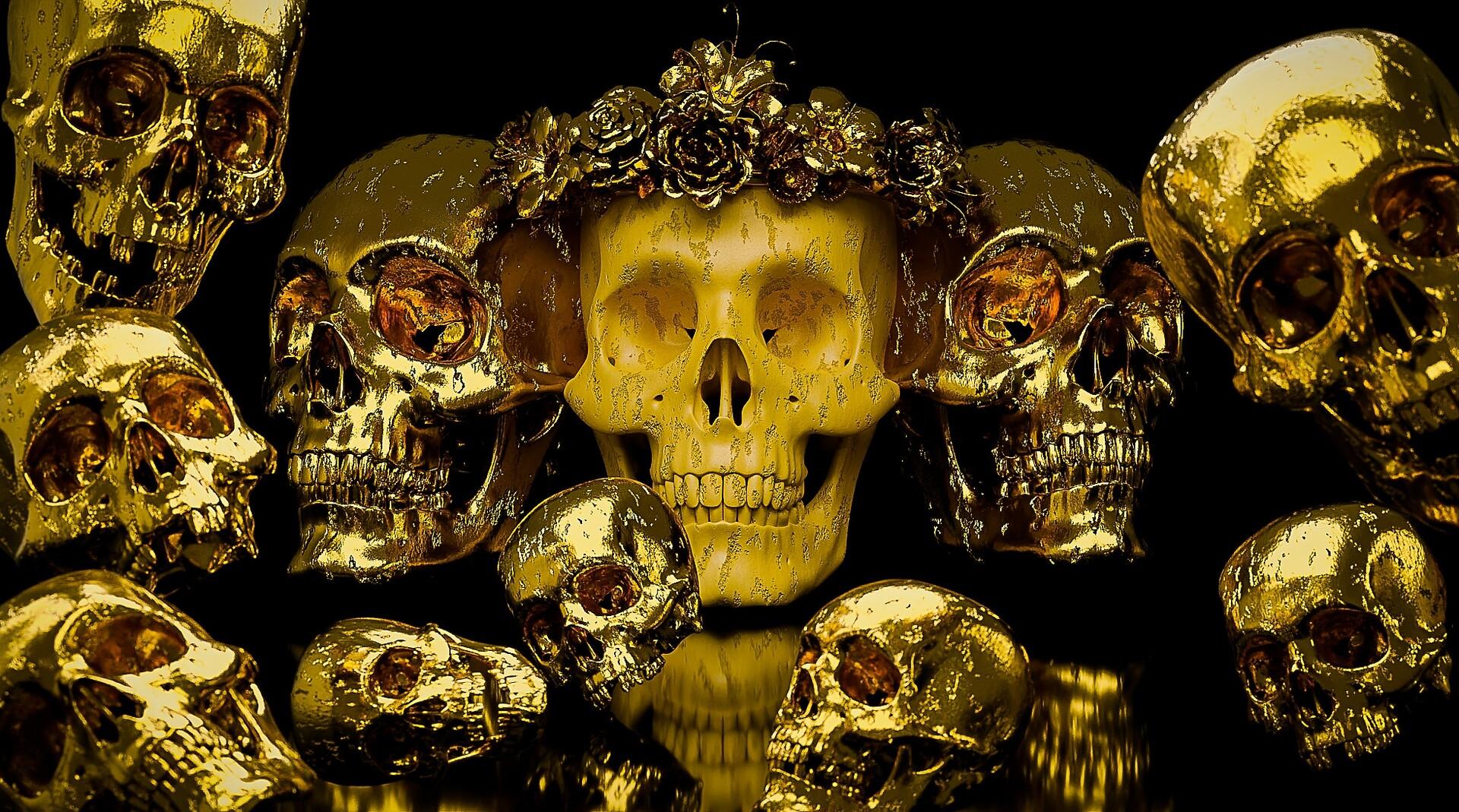 1920x1069 Skull wallpaper