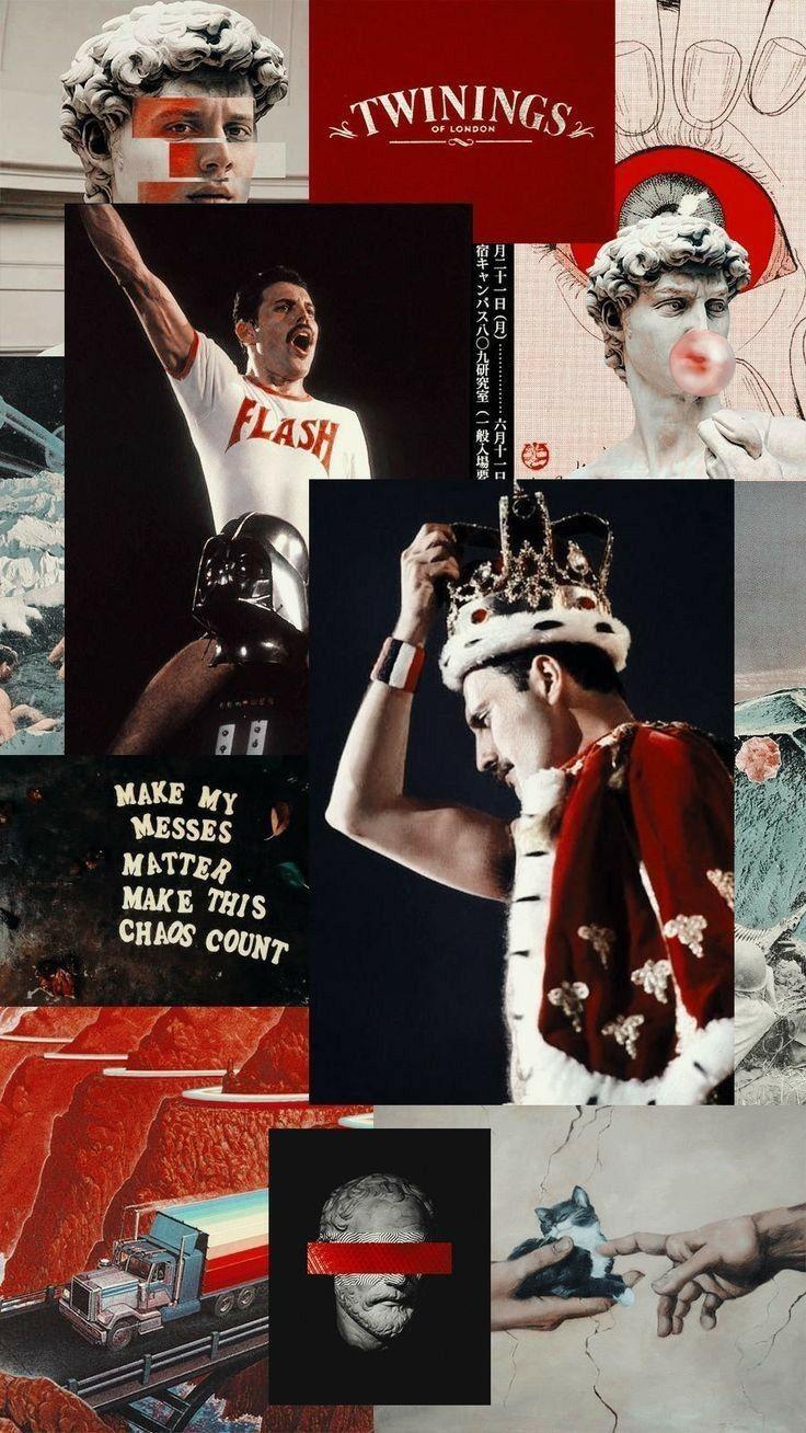 736x1308 Wallpaper inspired in rock band Queen (Freddie Mercury). Papeis de parede rock, Papel de parede atriz, Pôsteres de banda