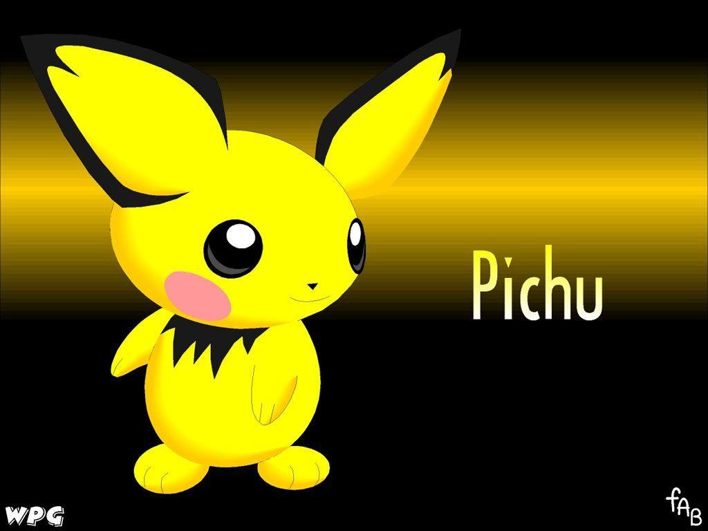 1024x768 Pichu HD Wallpaper