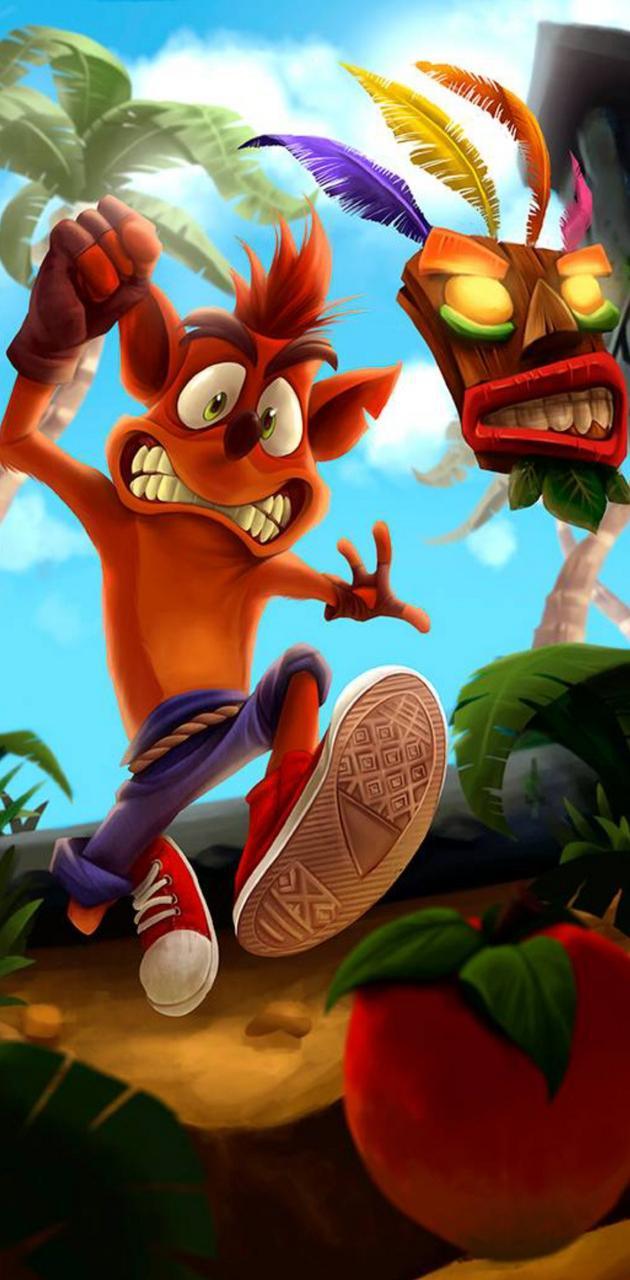630x1280 Crash Bandicoot wallpaper