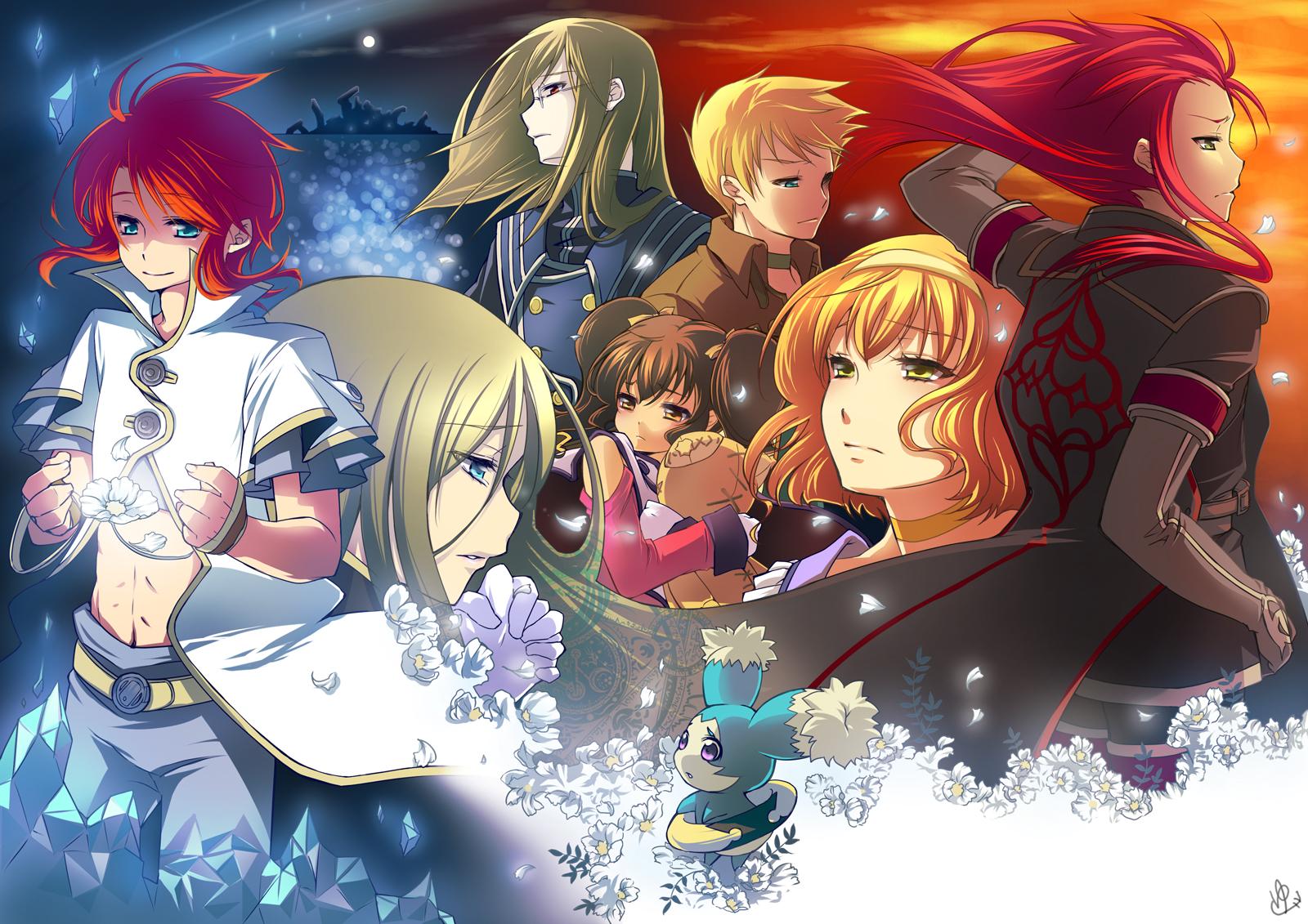 1600x1131 Anise tatlin asch guy cecil jade curtiss luke fon fabre mieu natalia luzu kimlasca lanvaldear tales of the abyss tear grants wallpaperx1131