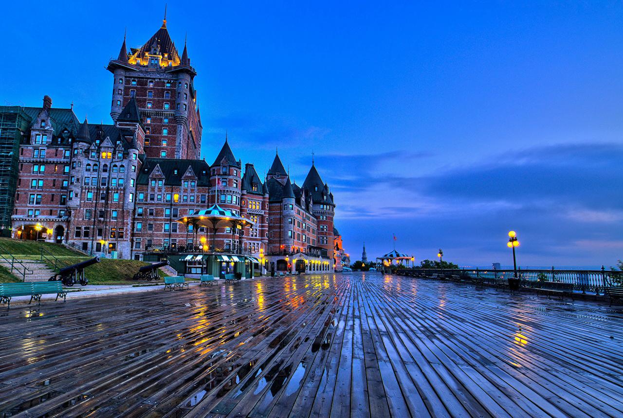 1280x860 Picture Canada Chateau Frontenac castle Cities boards