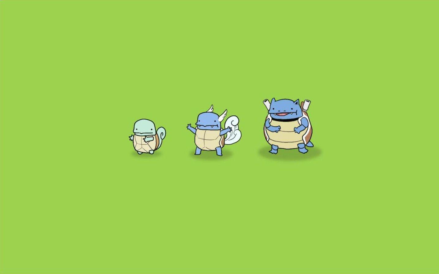 1434x898 pokemon #squirtle #wartortle #blastoise #wallpaper. desktop