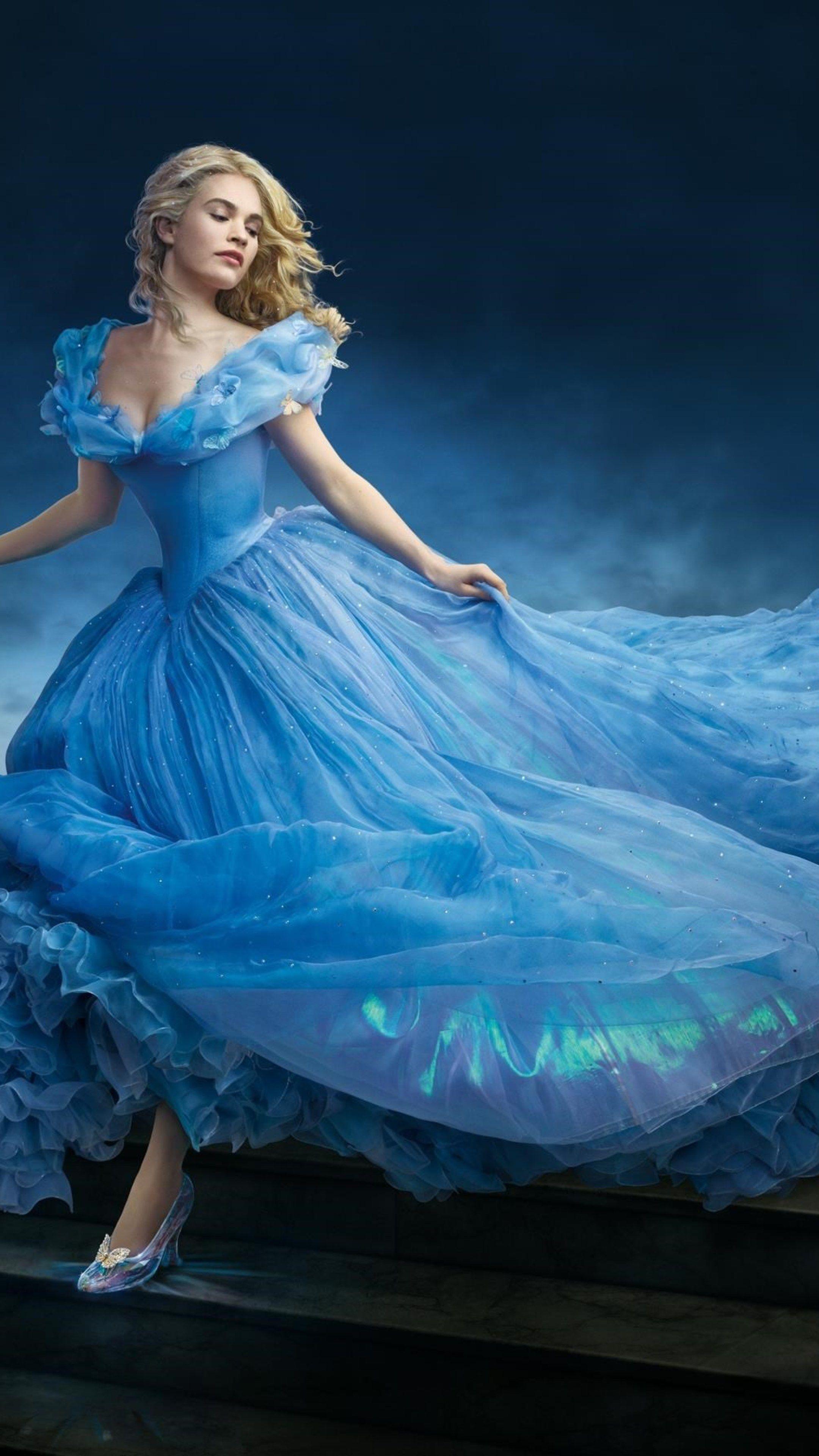 2160x3840 Lily James In Cinderella In 2160x3840 Resolution. Disney princess dresses, Disney dresses, Fantasy gowns