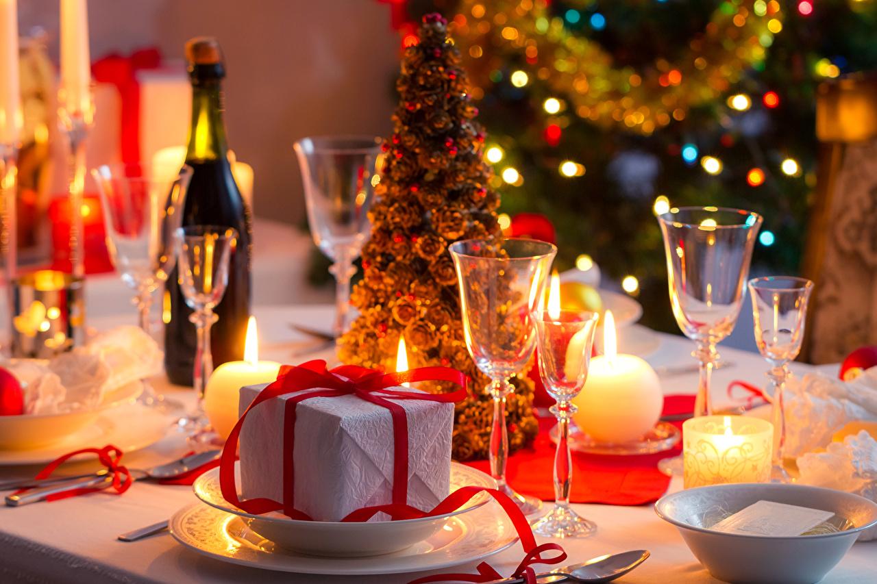 1280x853 Christmas Dinner Wallpaper